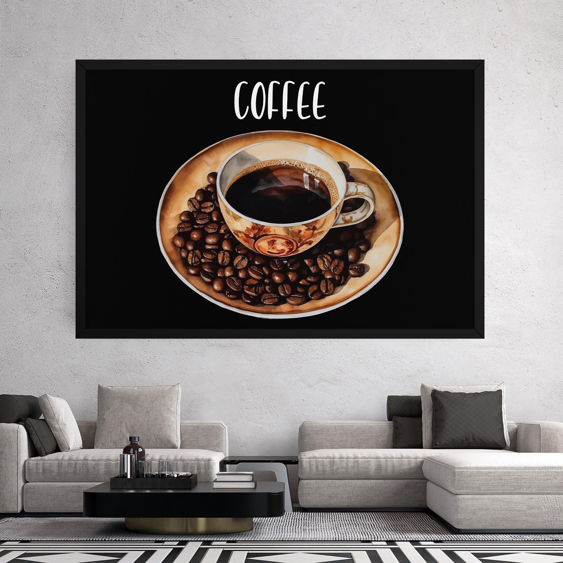 Obraz na Płótnie Coffe Art mockup 2