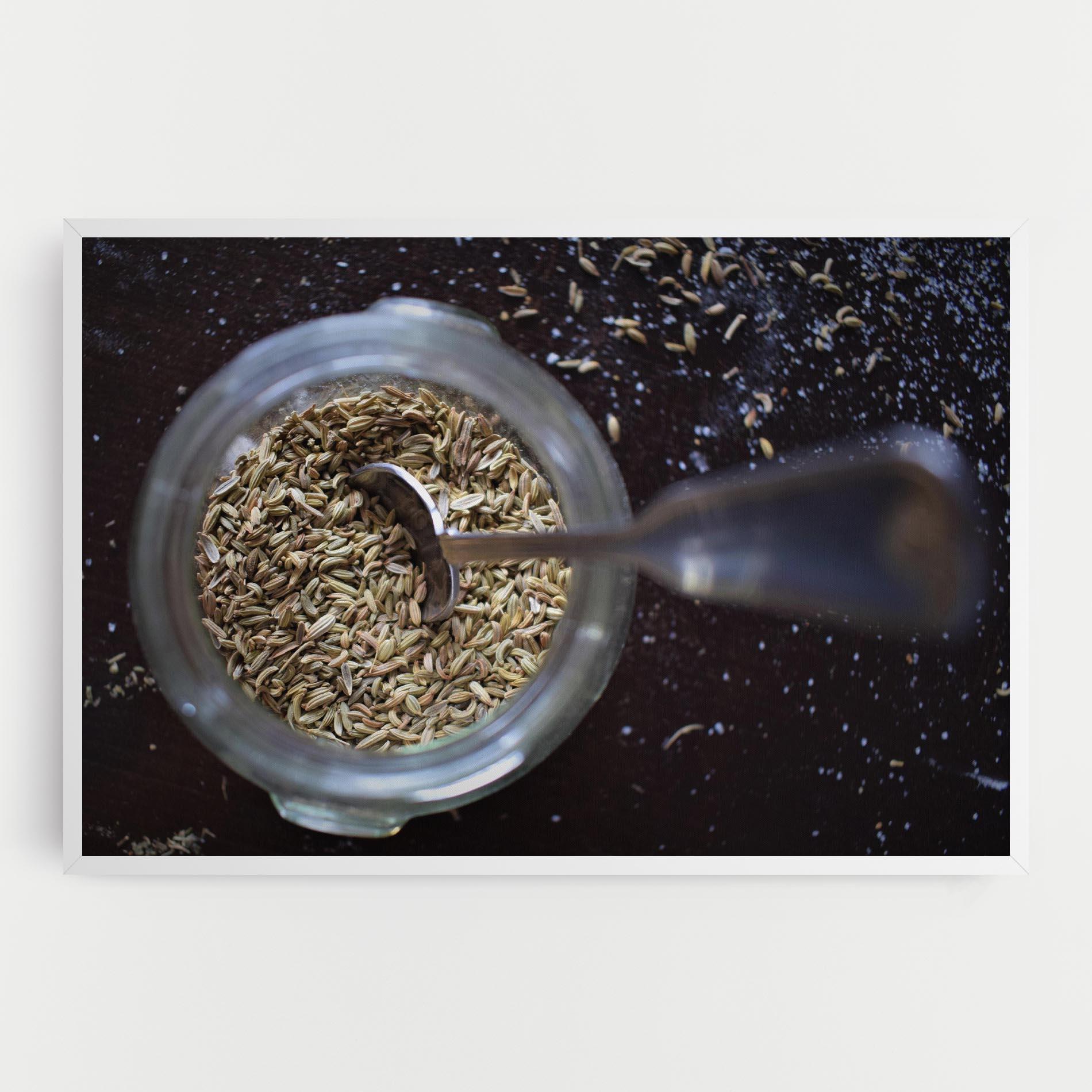 Obraz na Płótnie Jar With Spices mockup 0