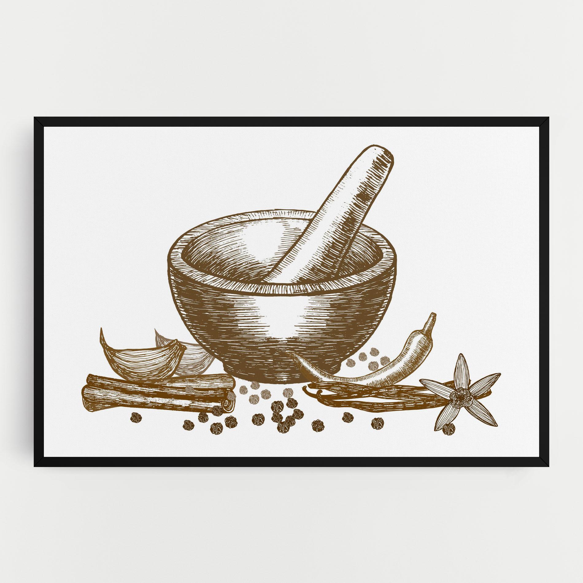 Obraz na Płótnie Spicies mockup 0