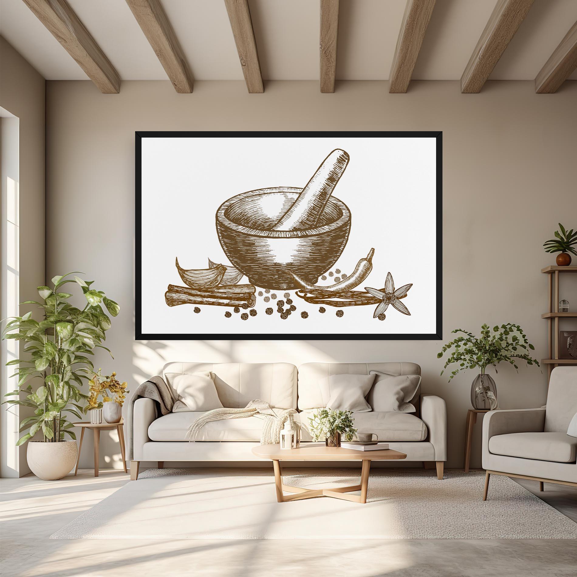 Obraz na Płótnie Spicies mockup 6