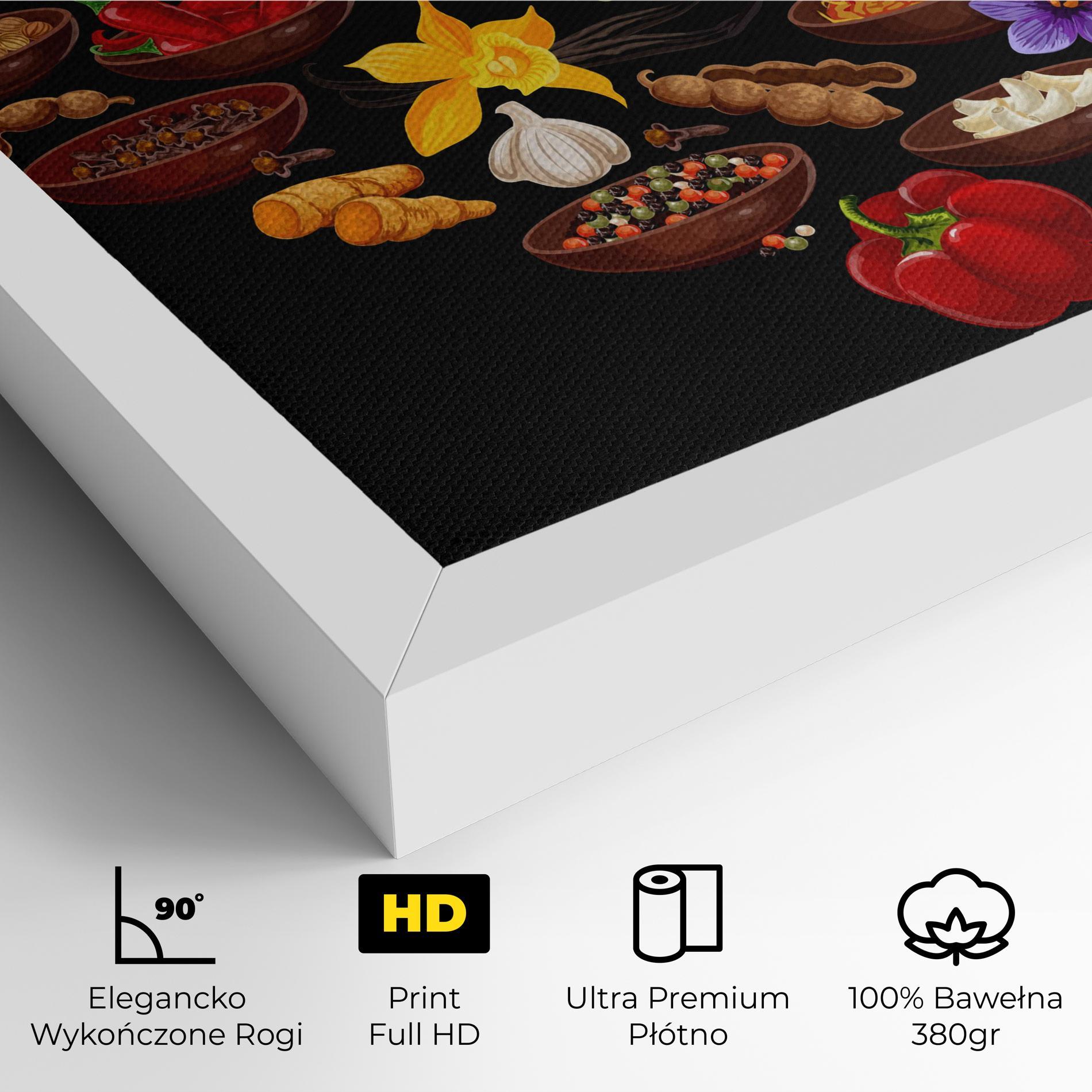 Obraz na Płótnie Seasoning Heart mockup 4