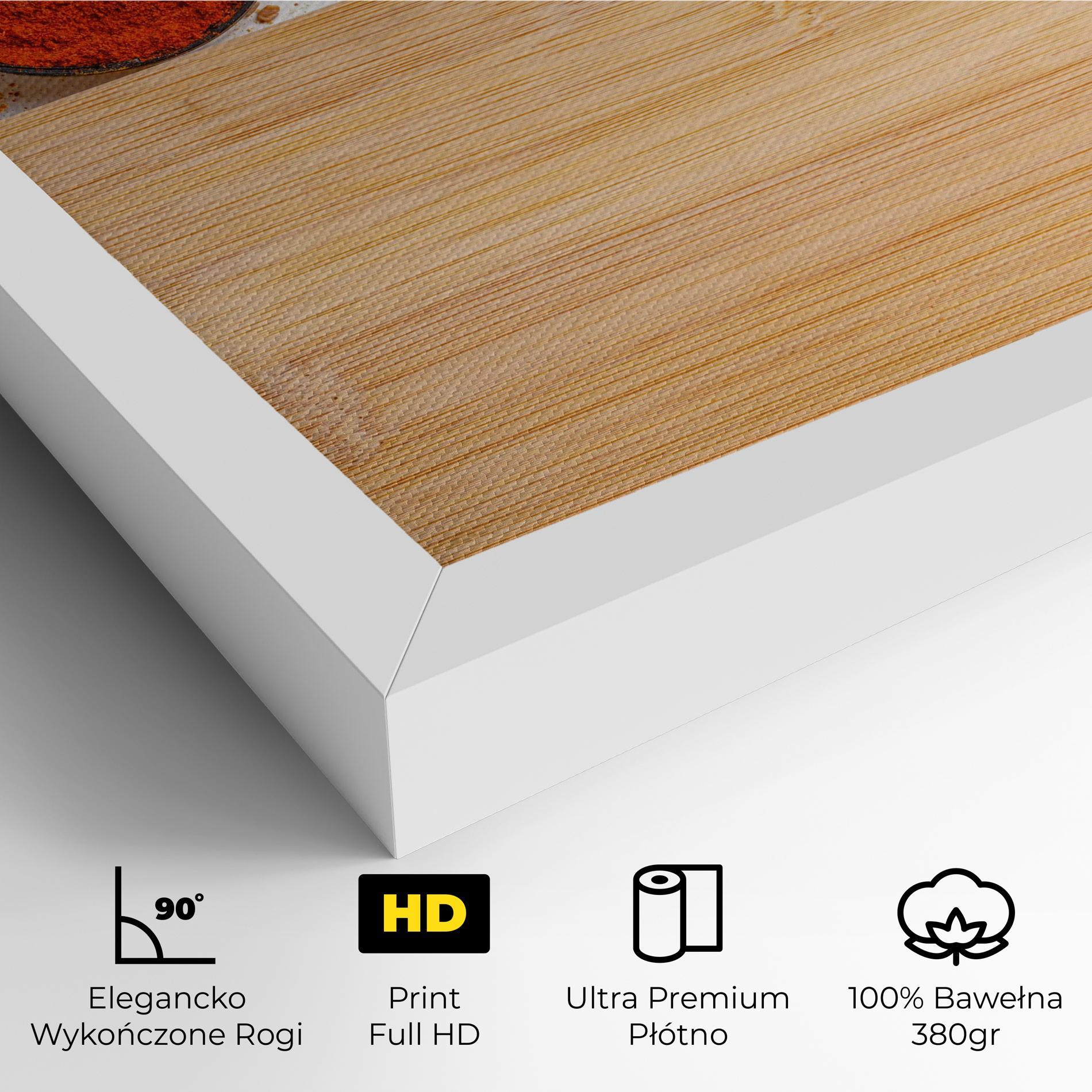 Obraz na Płótnie Spices Spoons mockup 4