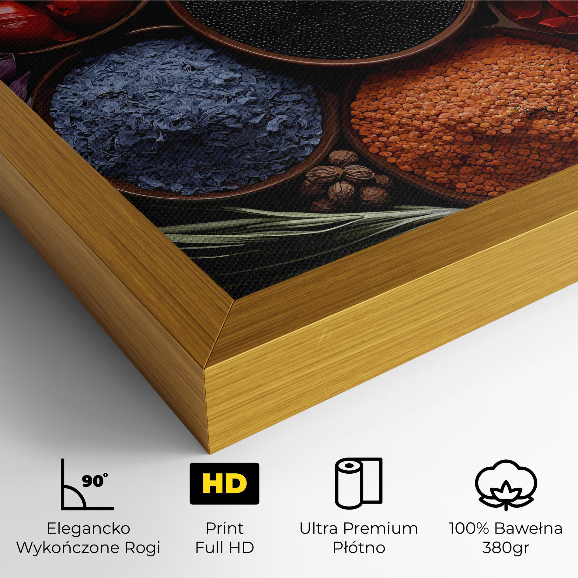 Obraz na Płótnie Autumn Color Spices mockup 4