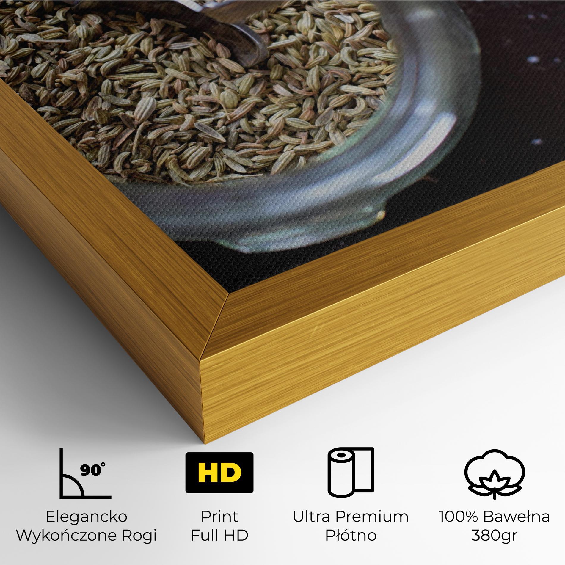 Obraz na Płótnie Jar With Spices mockup 4