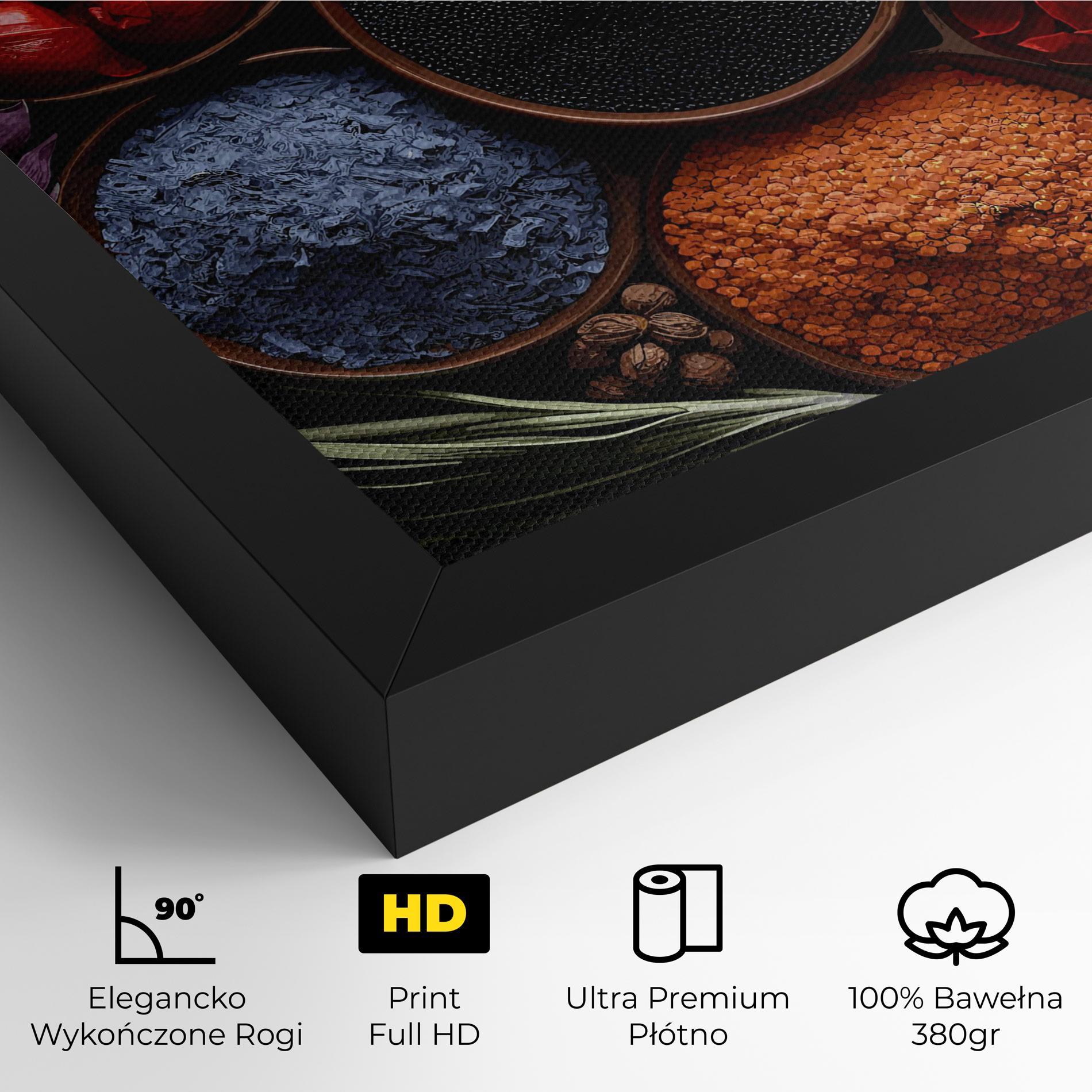 Obraz na Płótnie Autumn Color Spices mockup 4