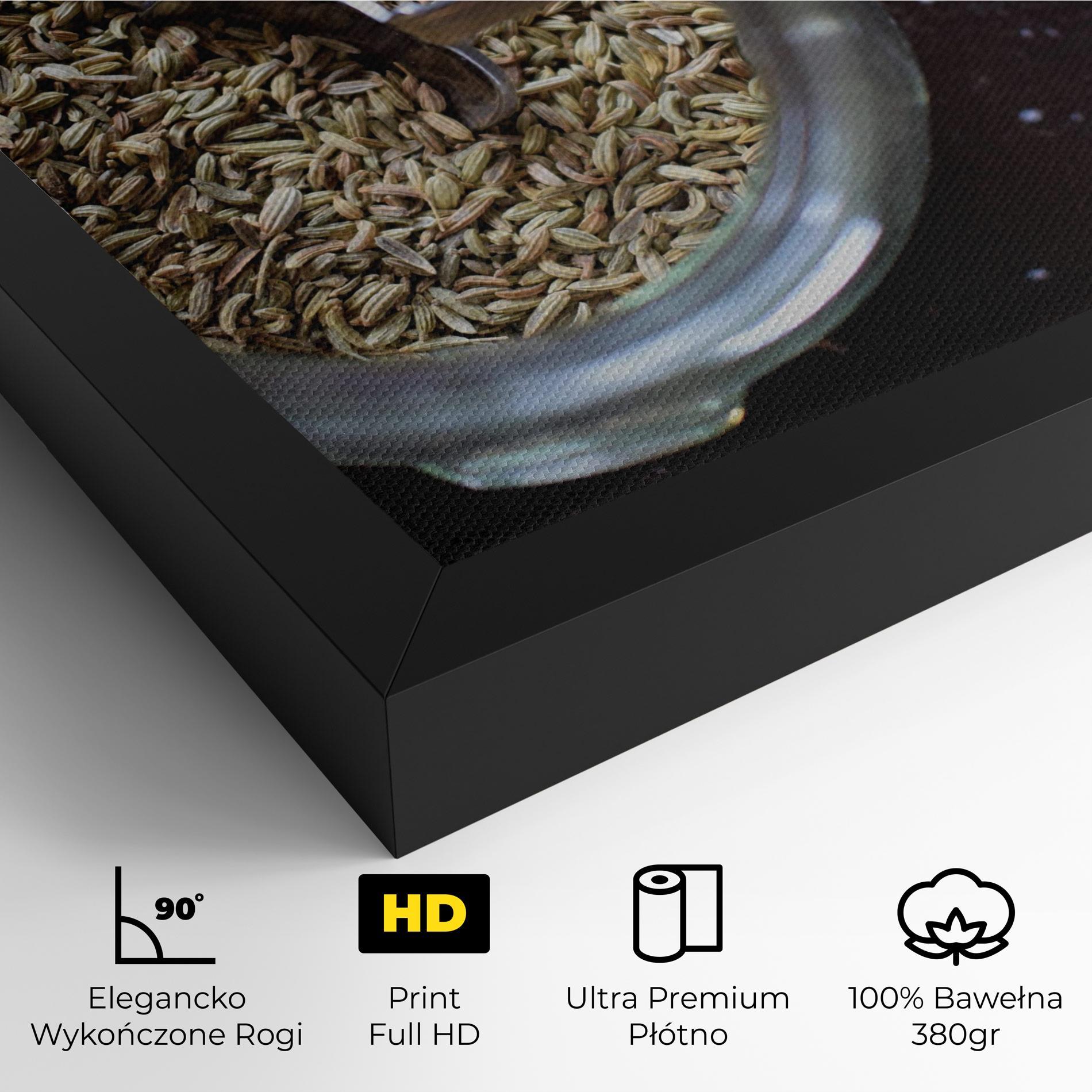 Obraz na Płótnie Jar With Spices mockup 4