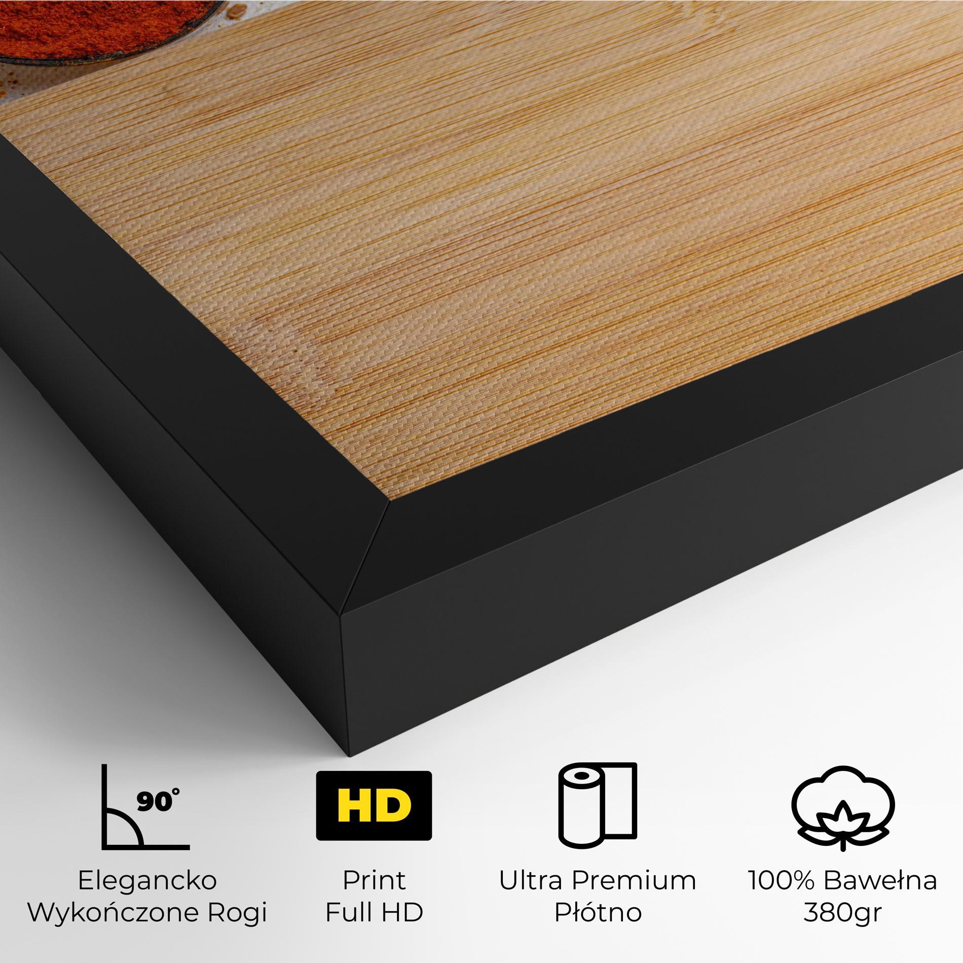 Obraz na Płótnie Spices Spoons mockup 4