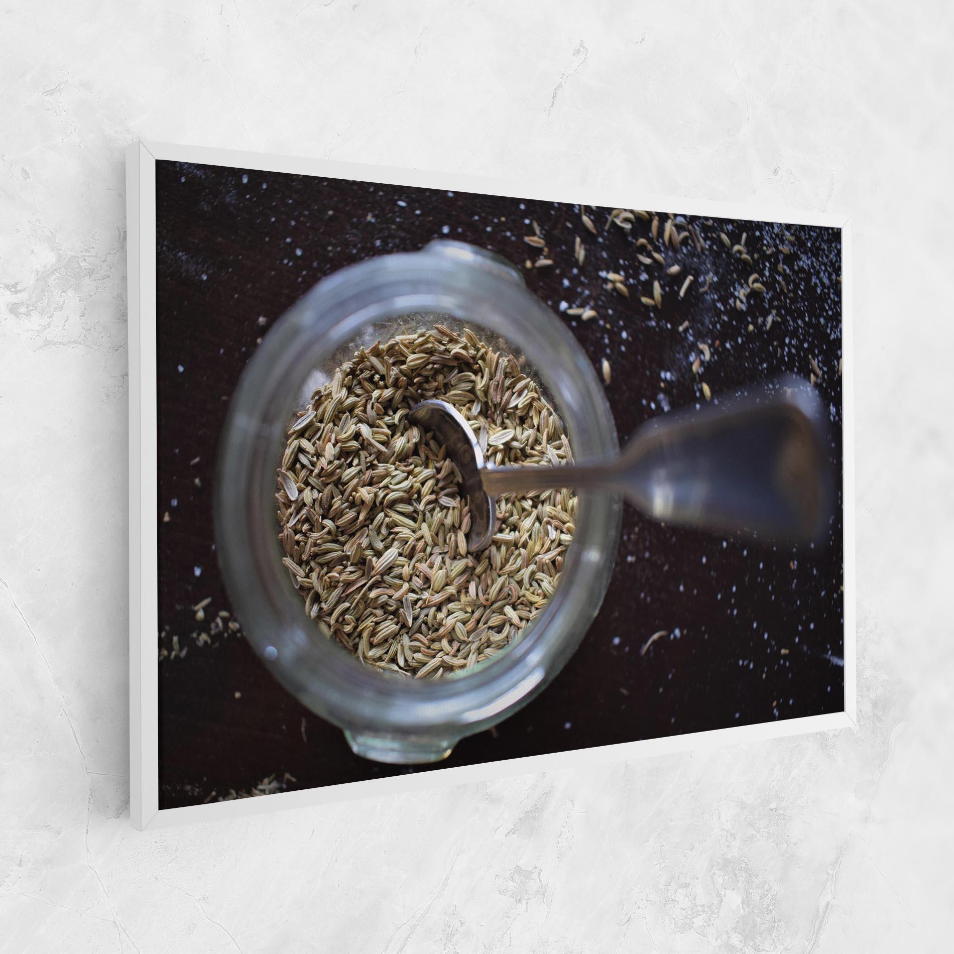 Obraz na Płótnie Jar With Spices mockup 1