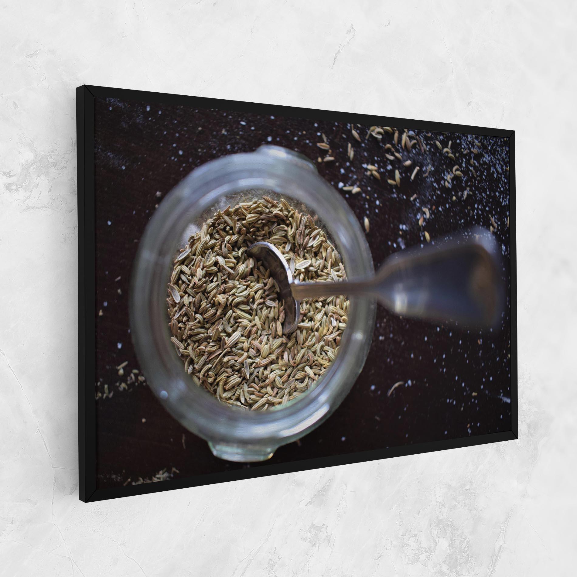 Obraz na Płótnie Jar With Spices mockup 1