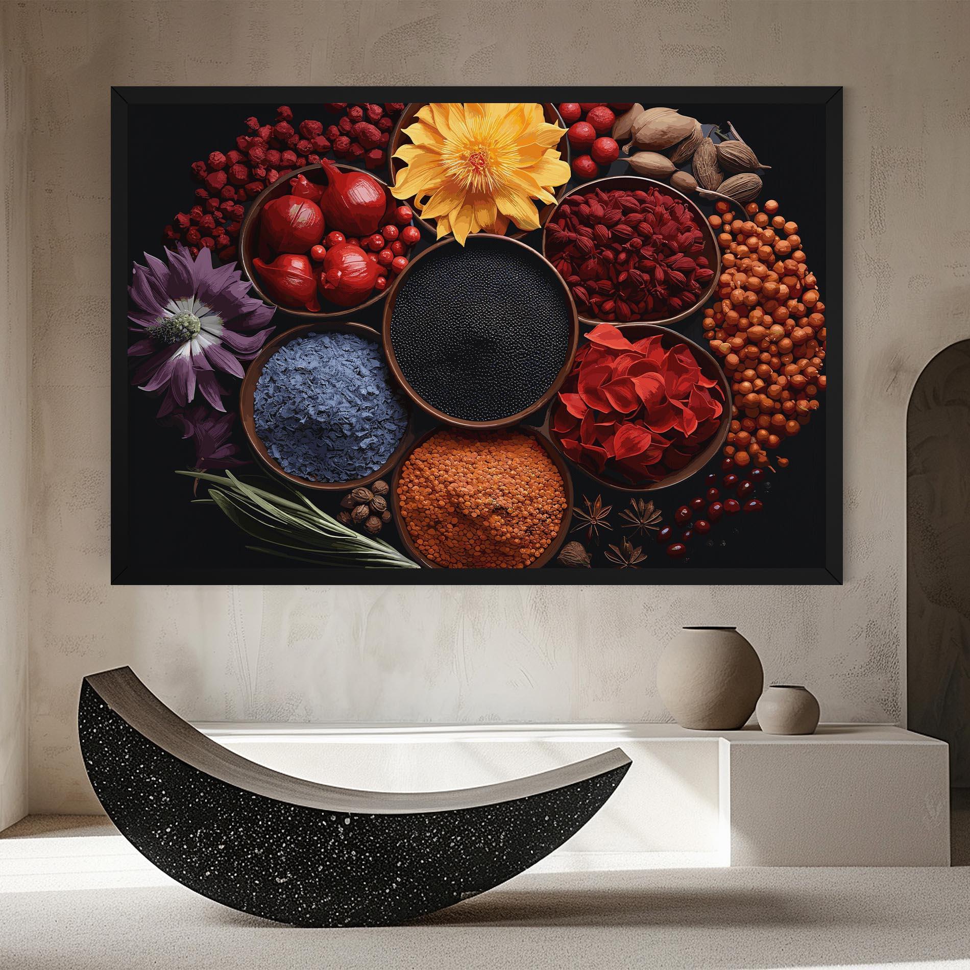 Obraz na Płótnie Autumn Color Spices mockup 8