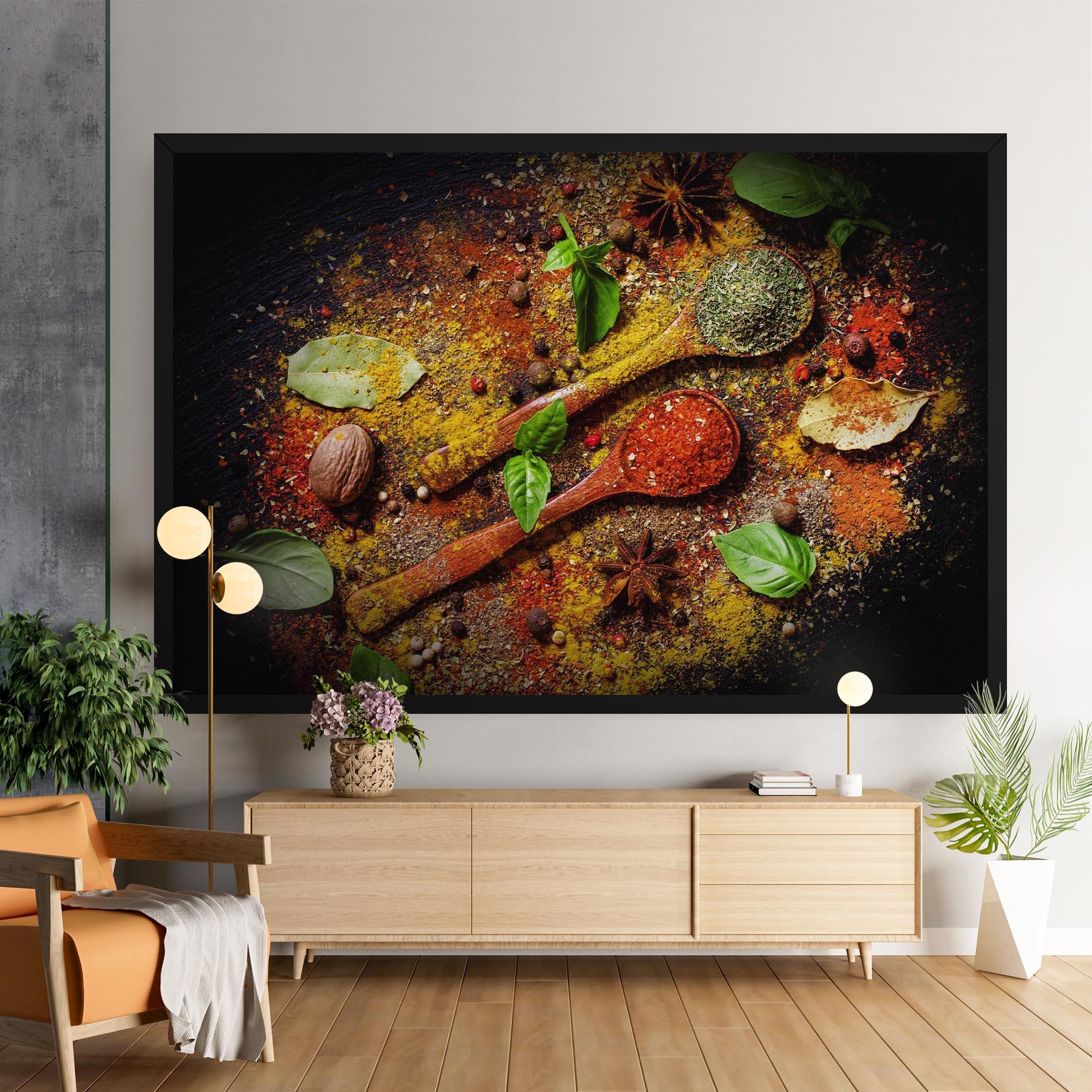 Obraz na Płótnie Oriental Spices mockup 9