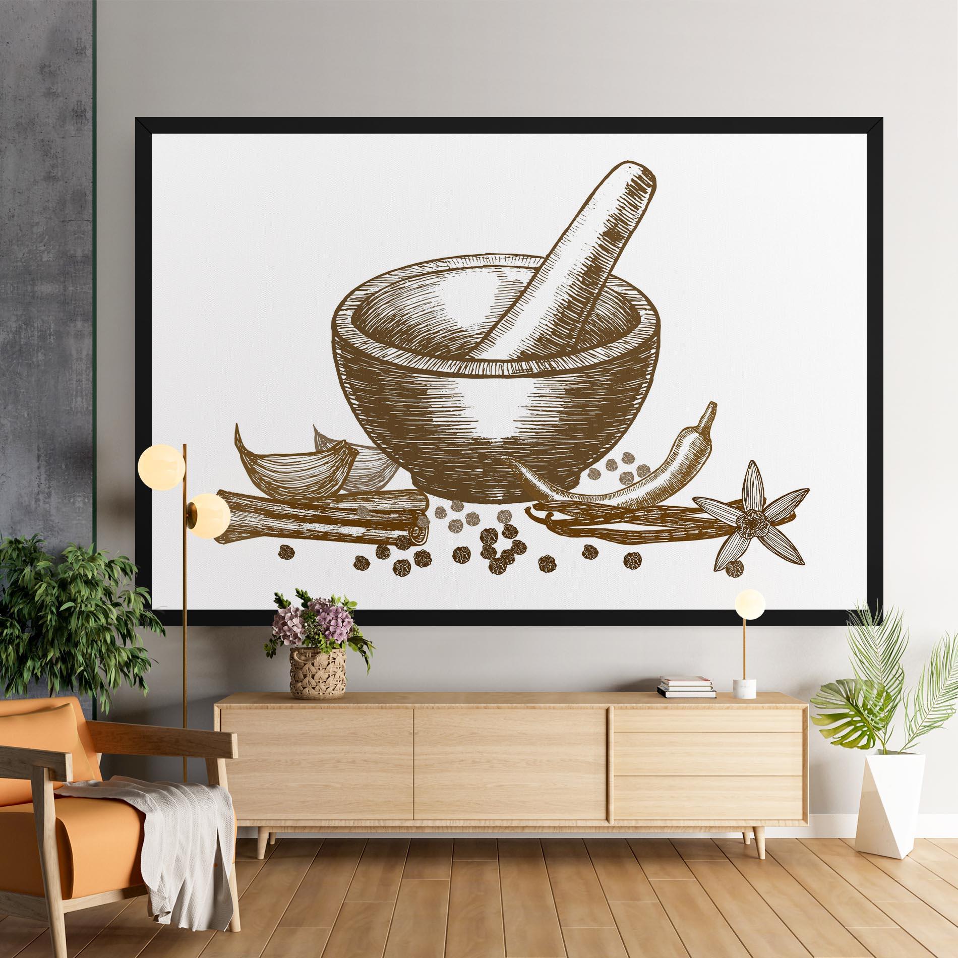 Obraz na Płótnie Spicies mockup 9