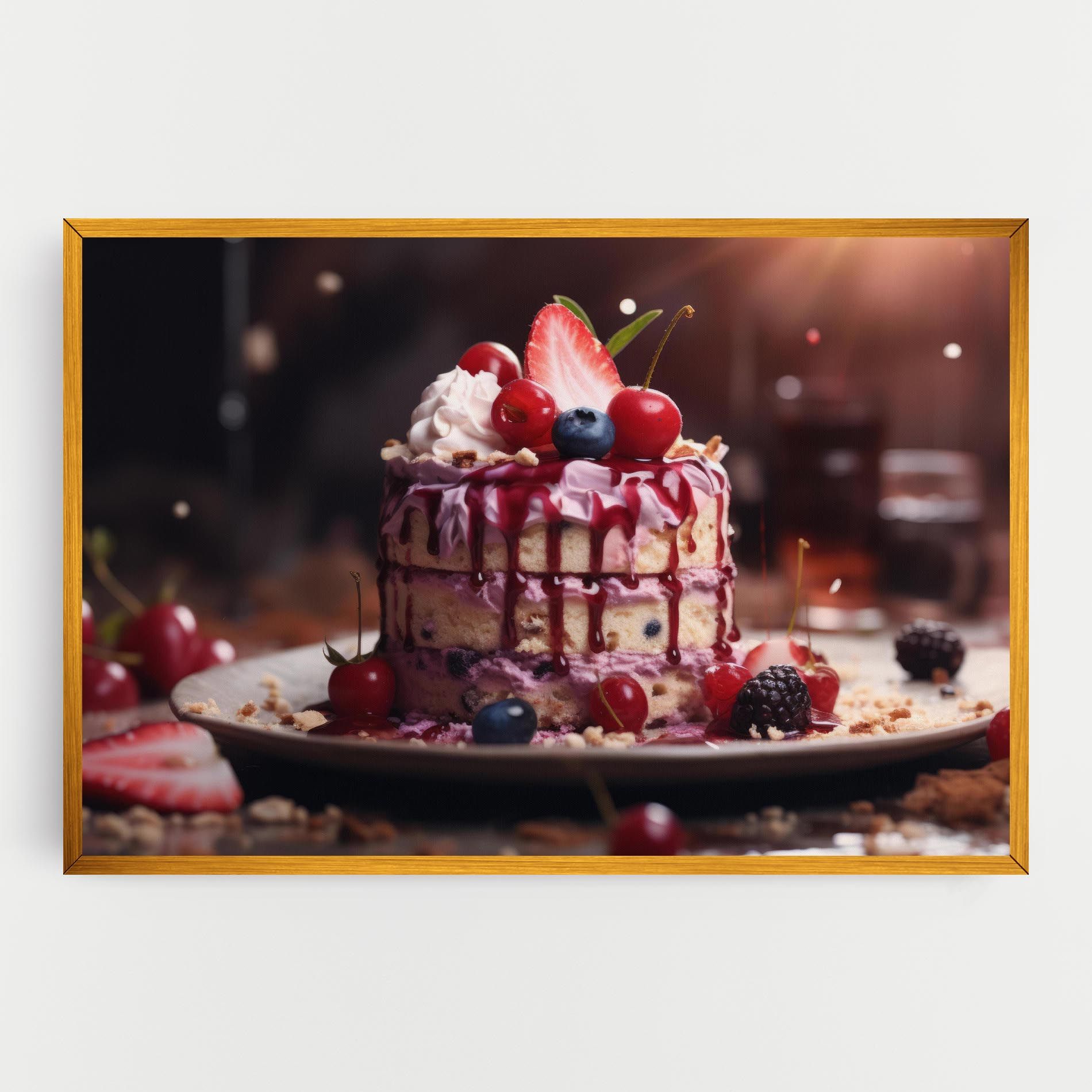 Berries Dessert mockup 0