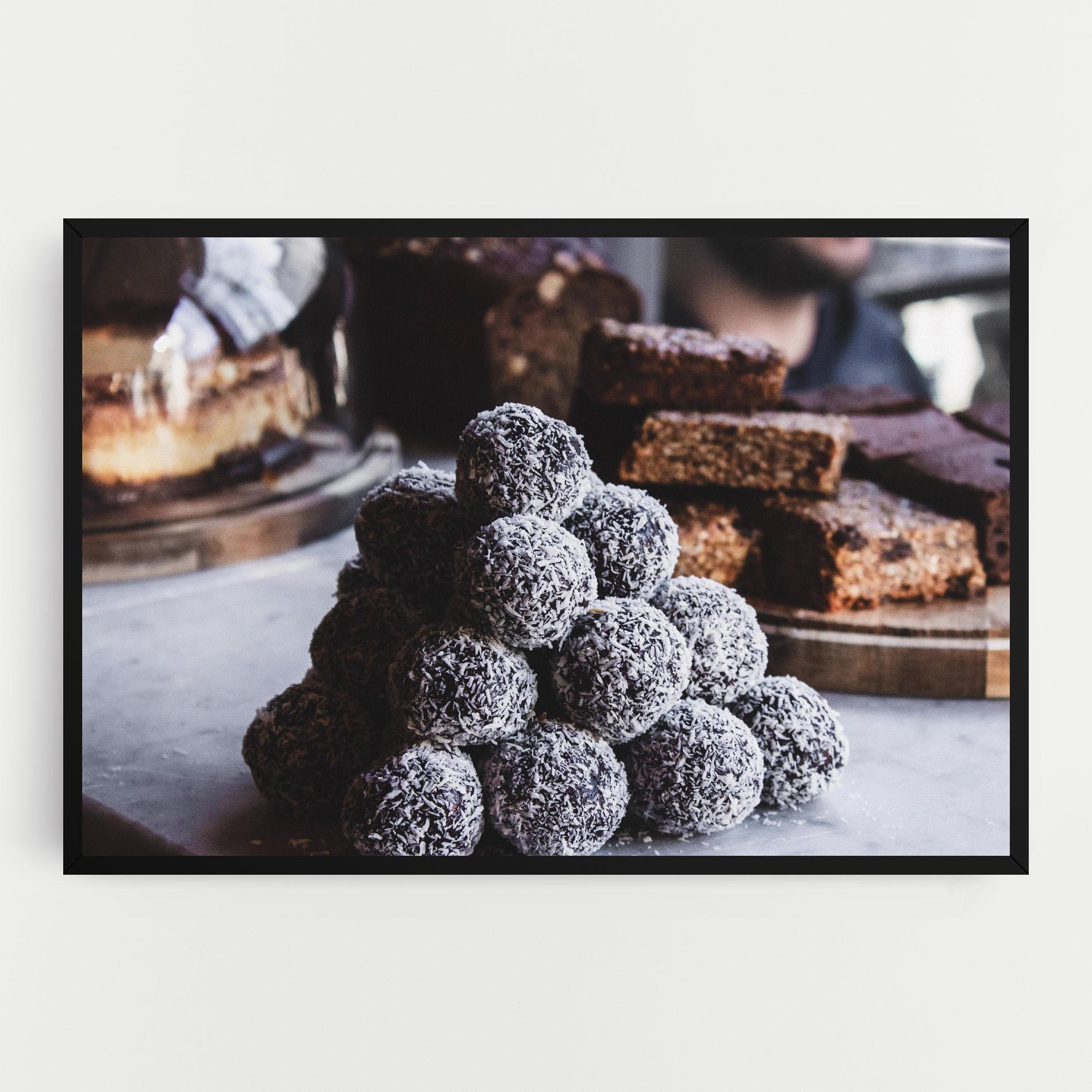 Obraz na Płótnie Chocolate Balls mockup 0