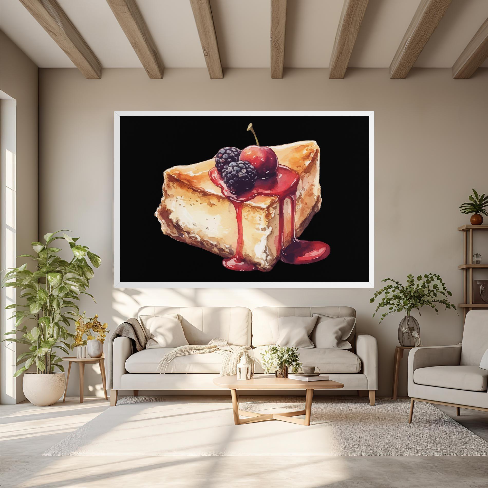 Obraz na Płótnie Berries Pie mockup 6