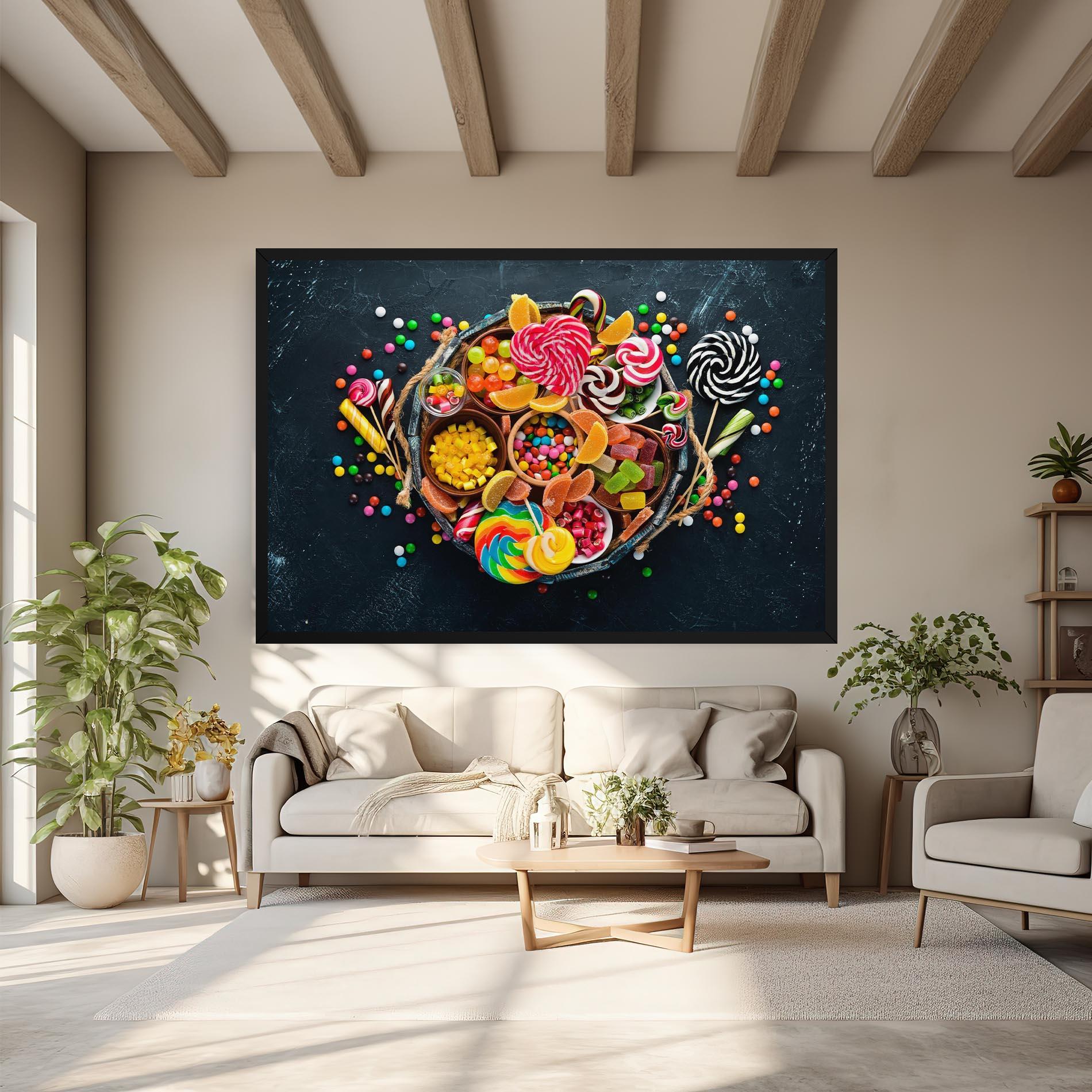 Obraz na Płótnie Colorful Jelly mockup 6