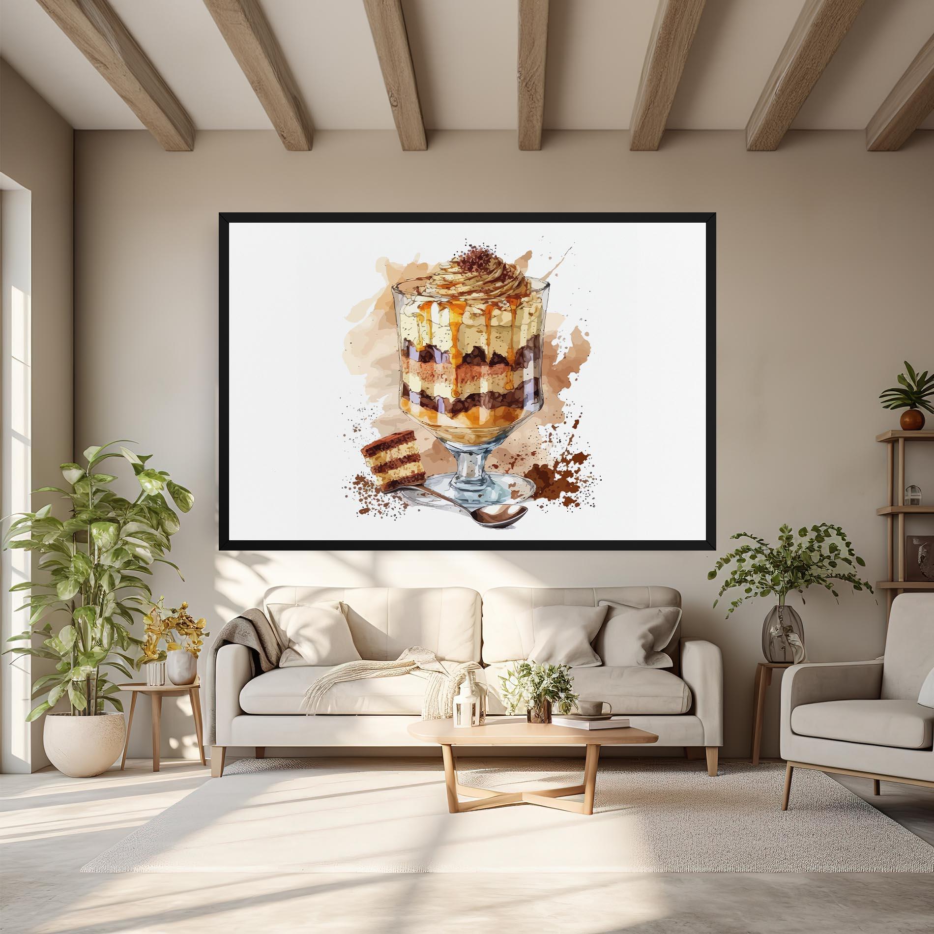 Obraz na Płótnie Cup Dessert mockup 6