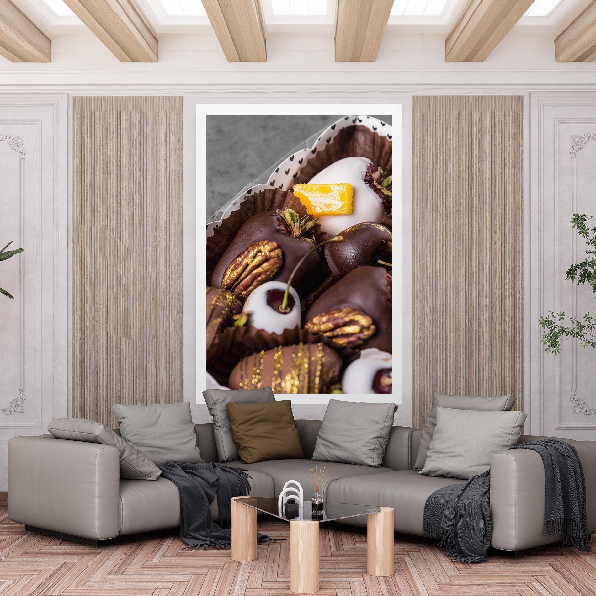 Obraz na Płótnie Chocolate Covered mockup 6