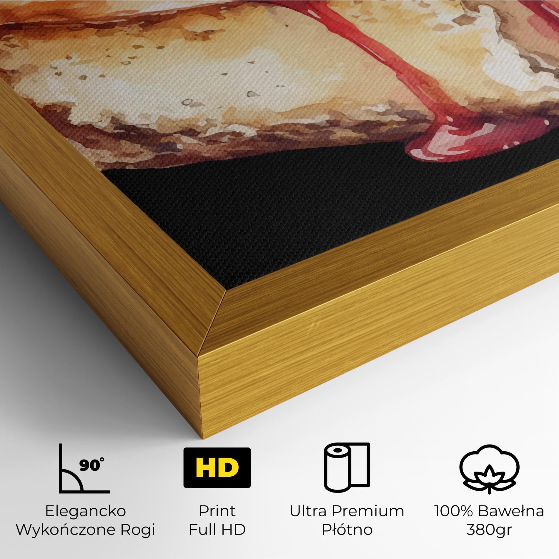 Obraz na Płótnie Berries Pie mockup 4