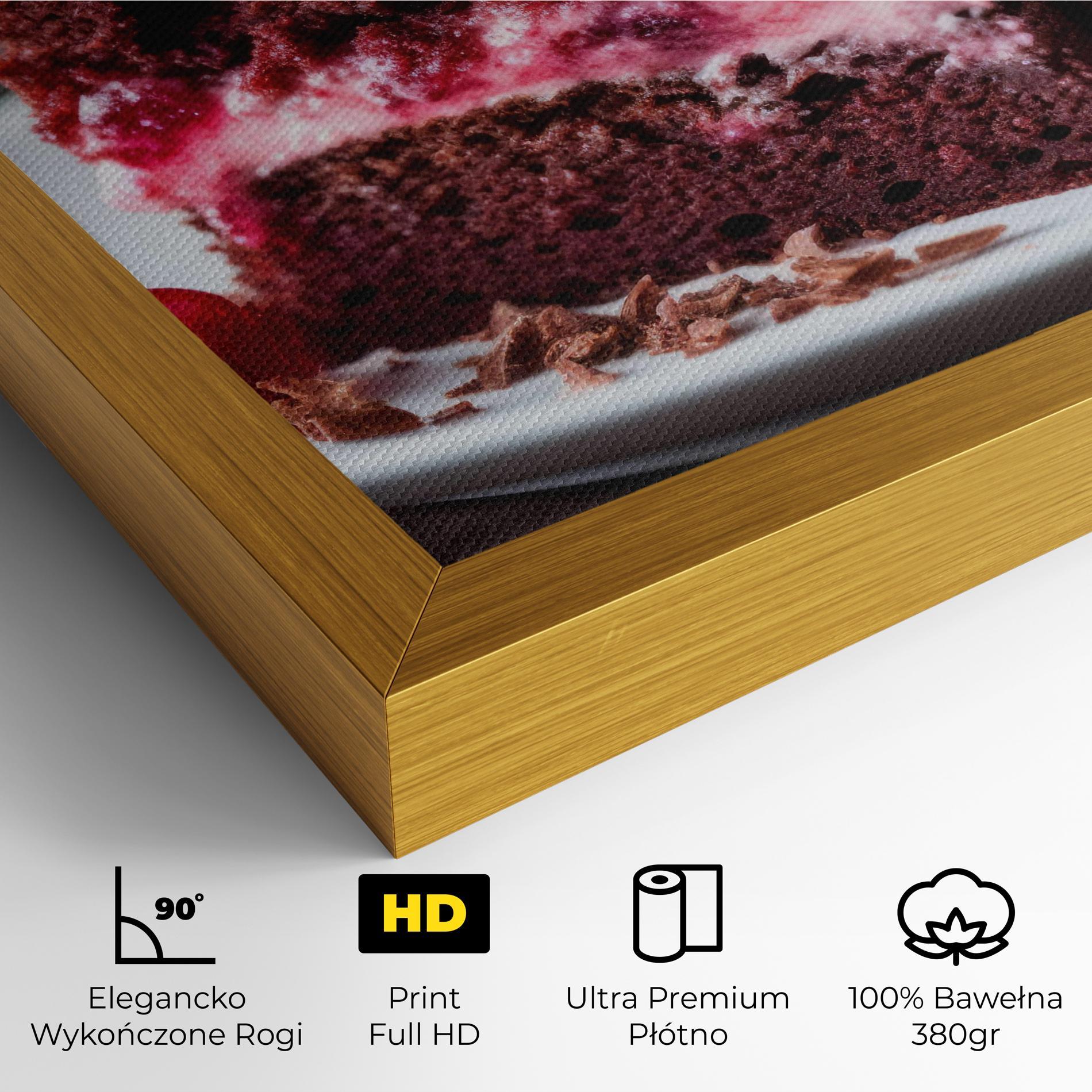 Obraz na Płótnie Brown Cake mockup 4