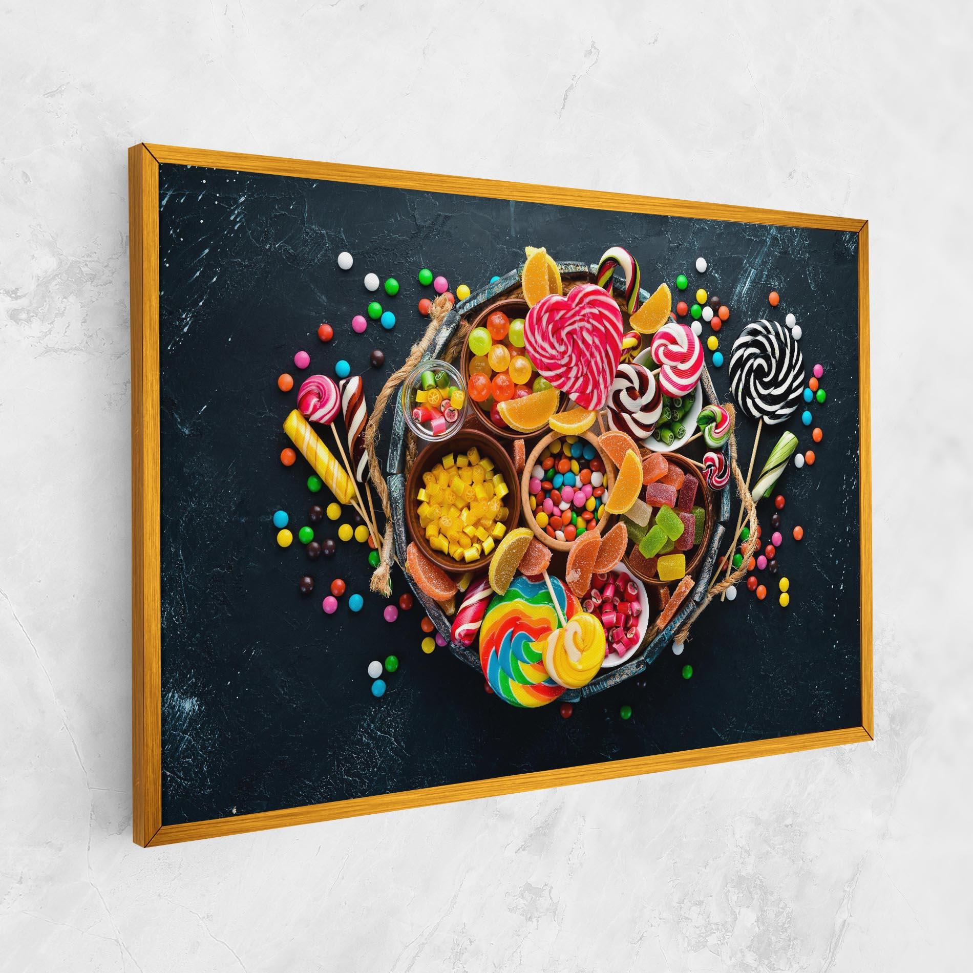 Obraz na Płótnie Colorful Jelly mockup 1