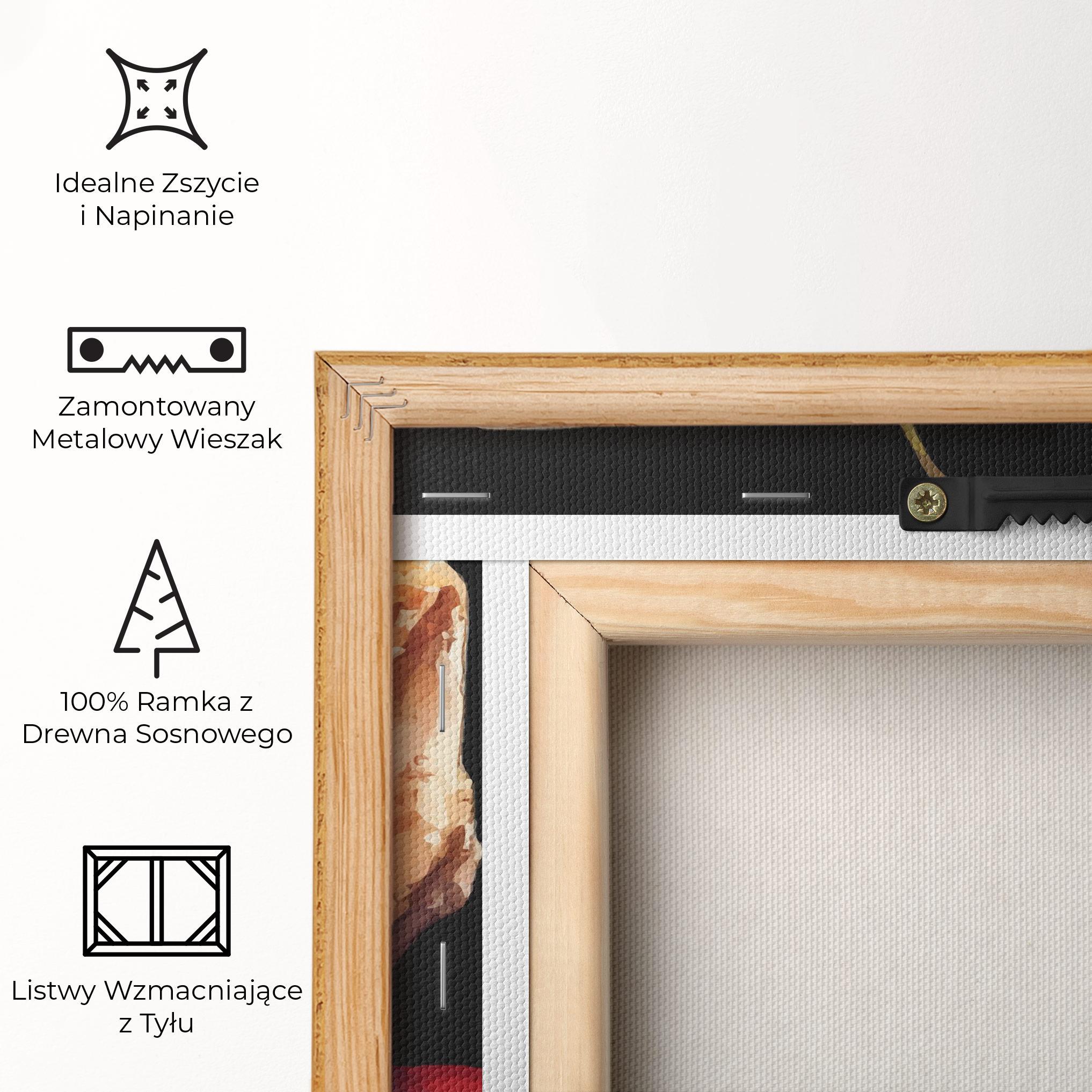 Obraz na Płótnie Berries Pie mockup 5