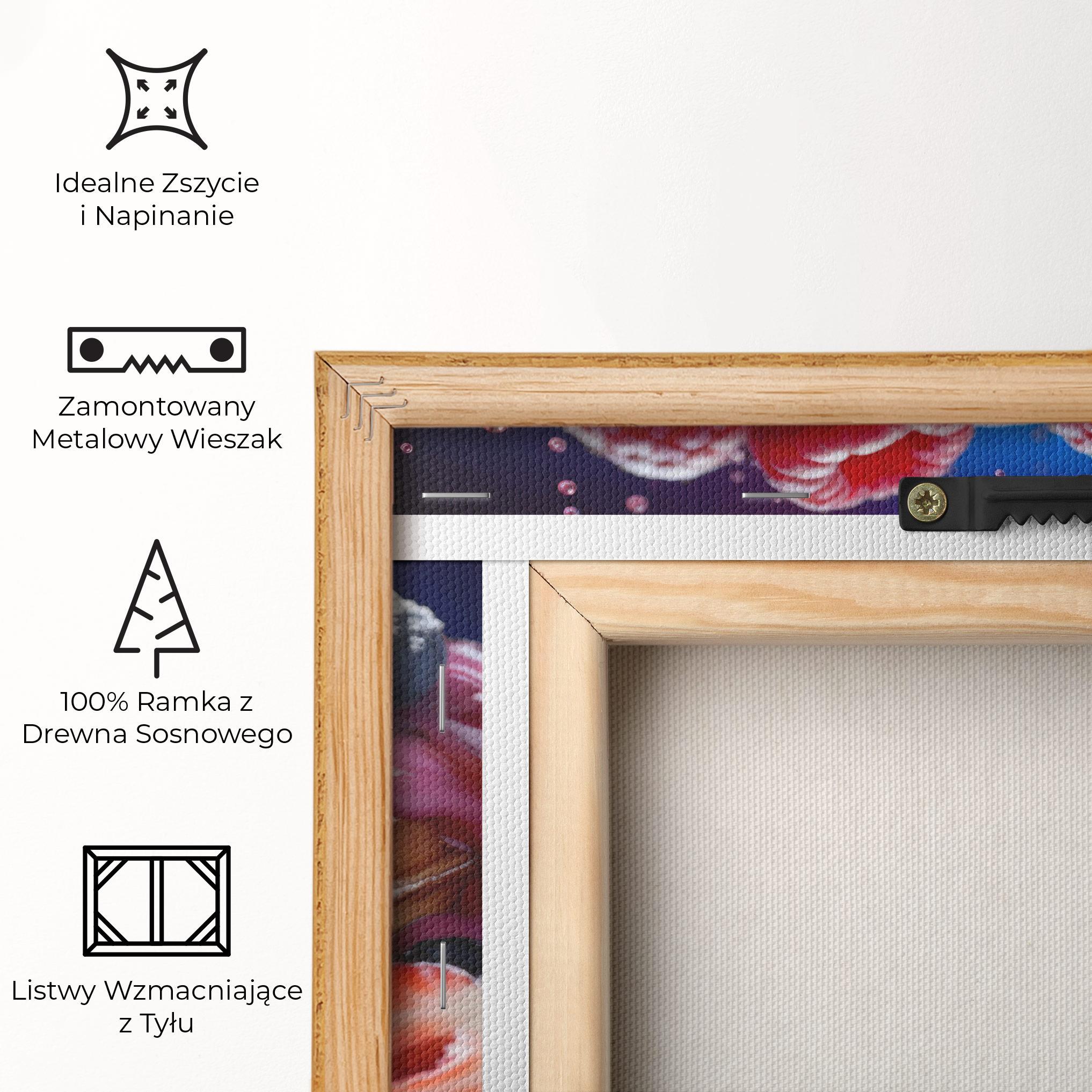 Obraz na Płótnie Berries Waffles mockup 5