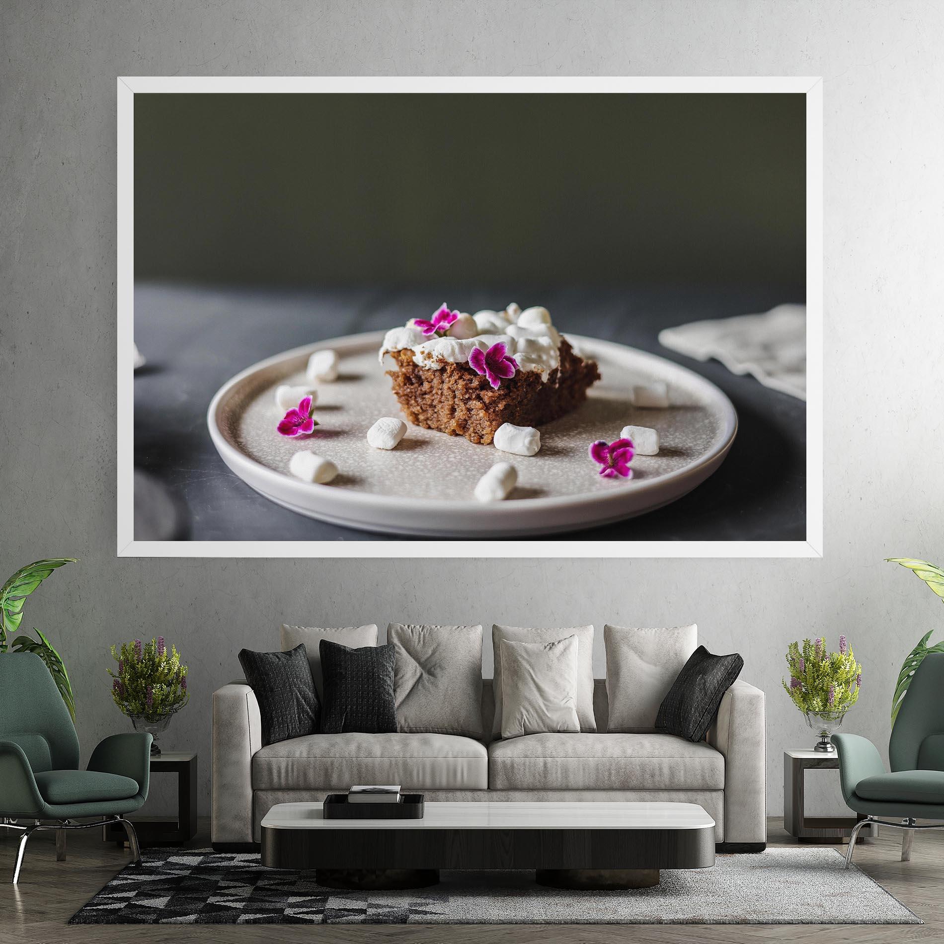 Obraz na Płótnie Marshmallow Cake mockup 7