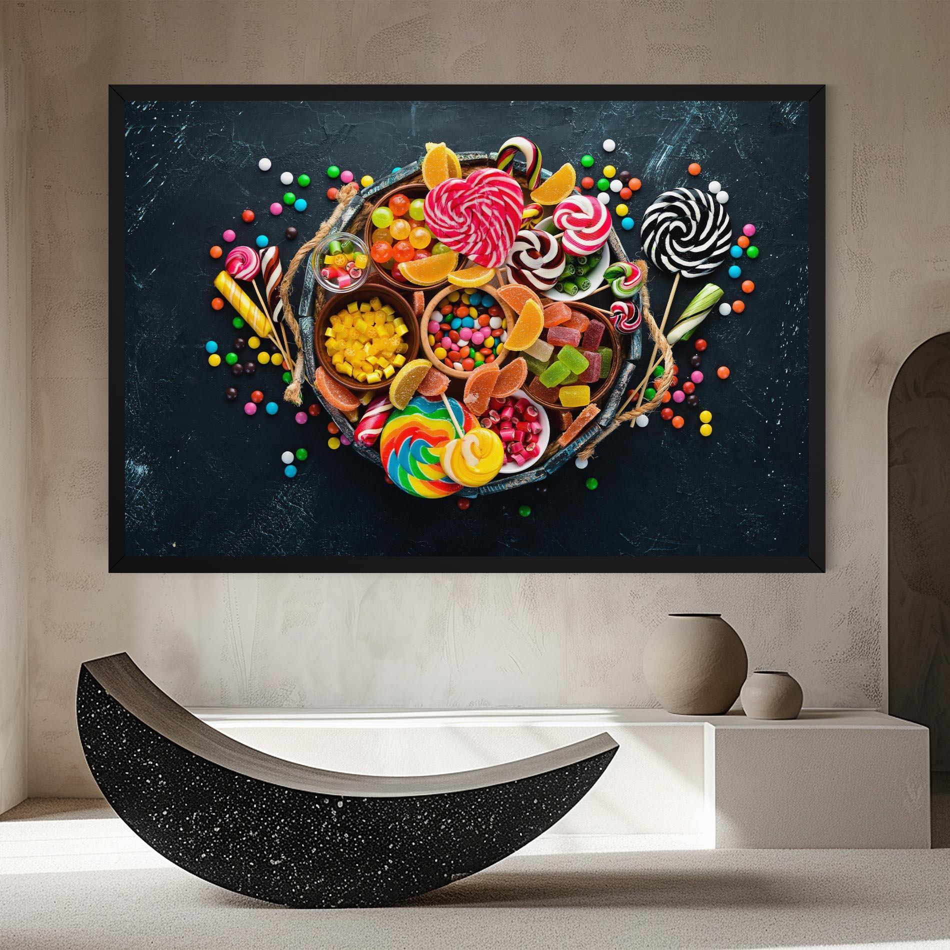 Obraz na Płótnie Colorful Jelly mockup 8