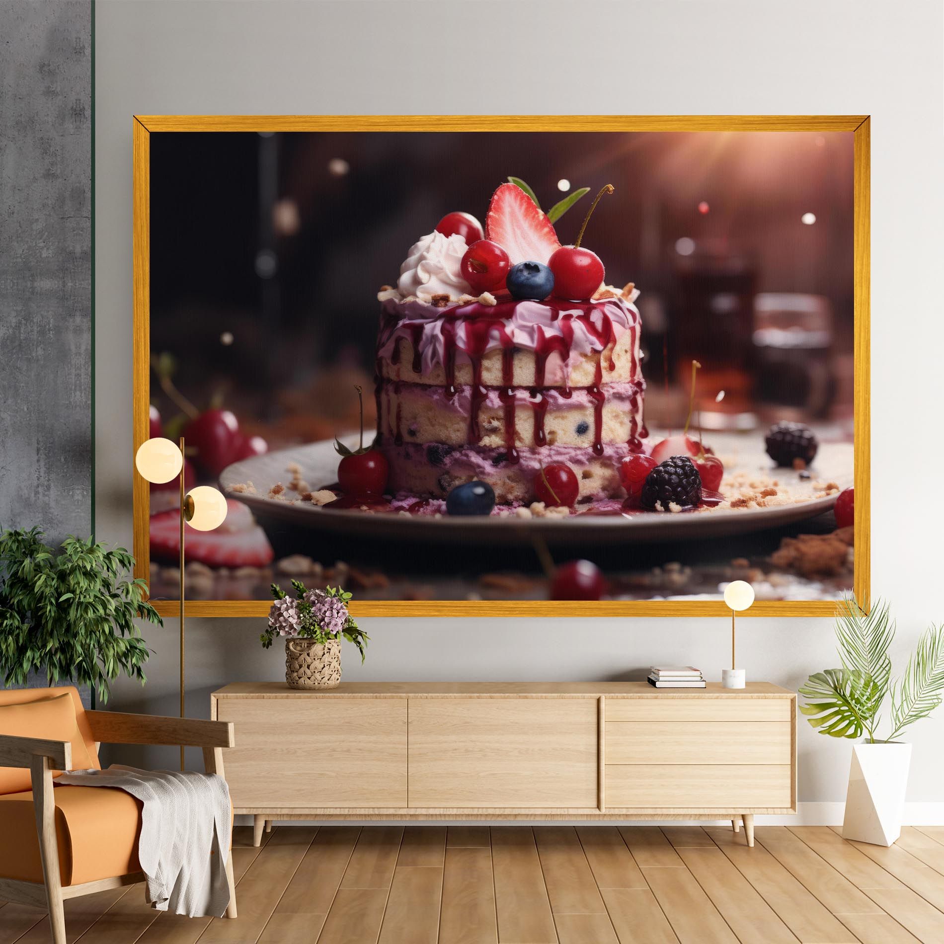 Berries Dessert mockup 9