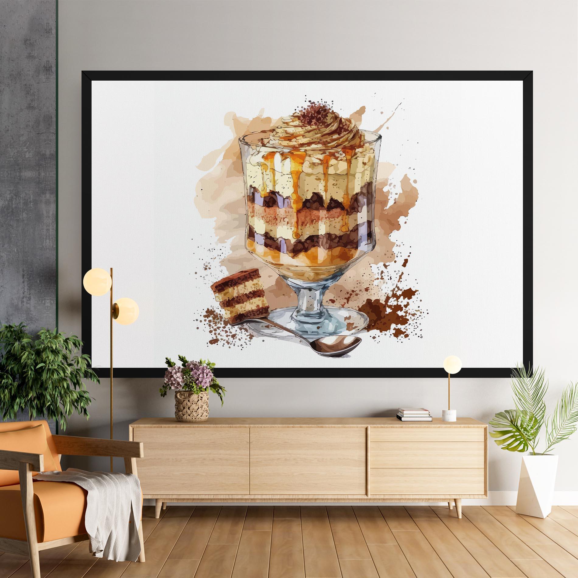 Obraz na Płótnie Cup Dessert mockup 9
