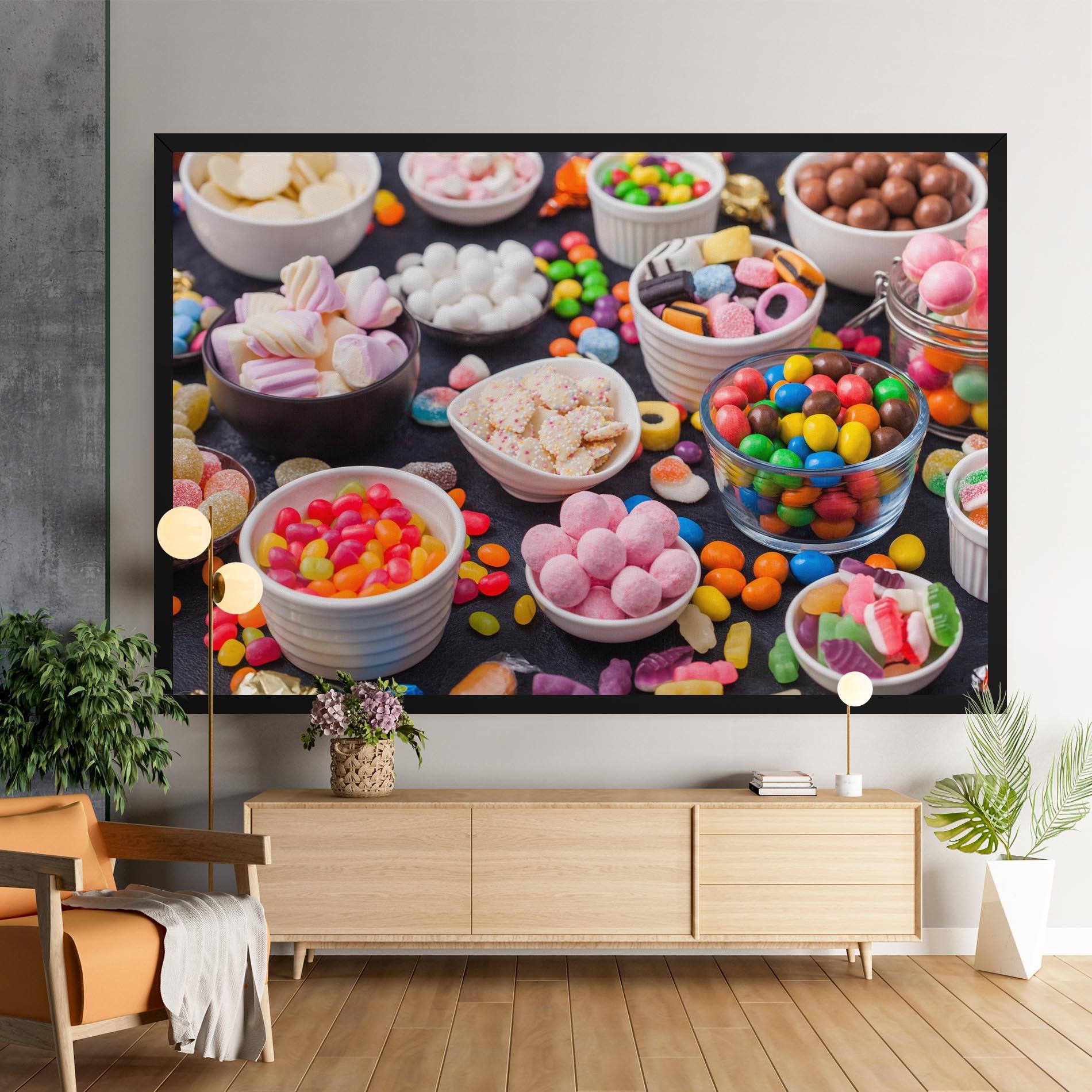 Obraz na Płótnie Lollipop Candies mockup 9