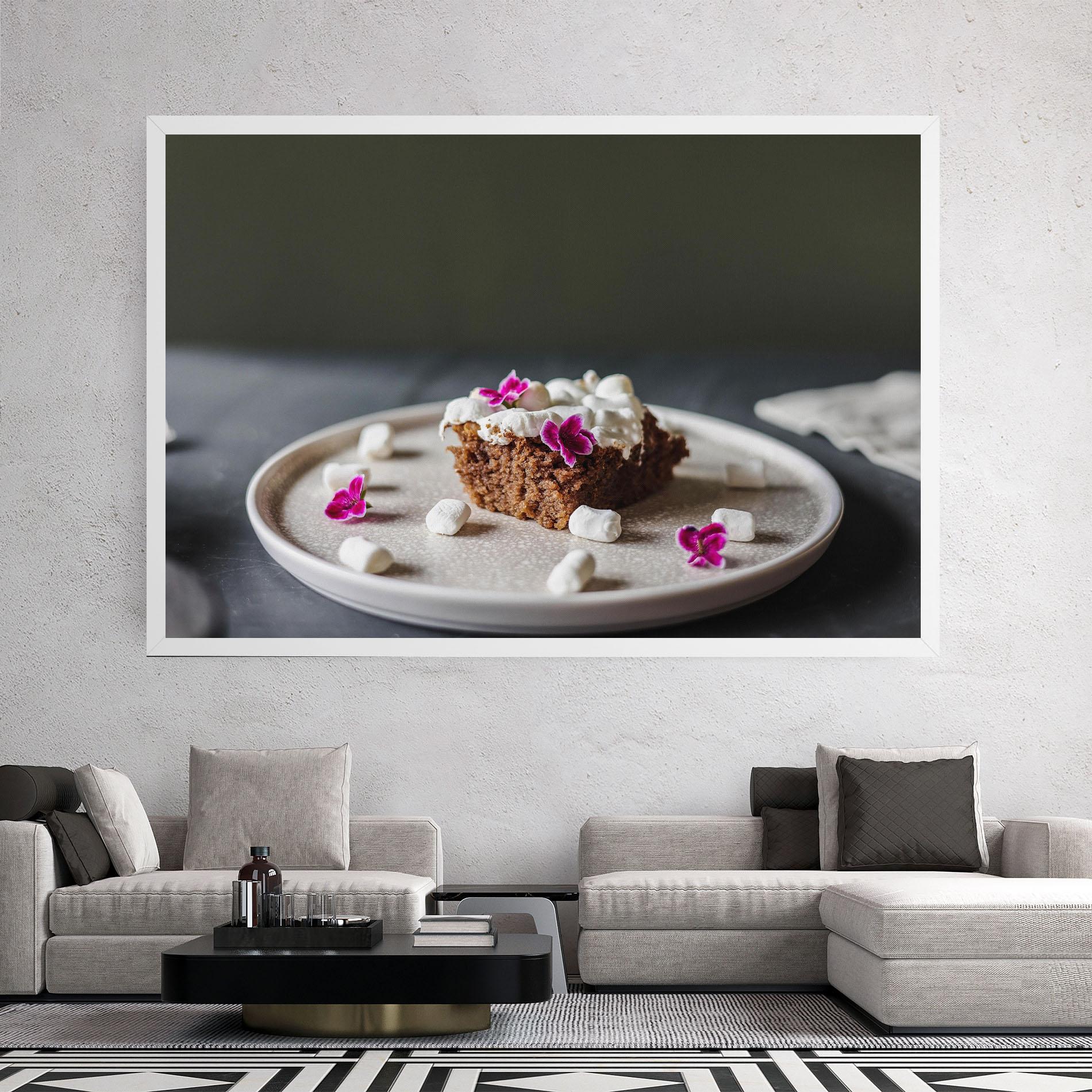 Obraz na Płótnie Marshmallow Cake mockup 2