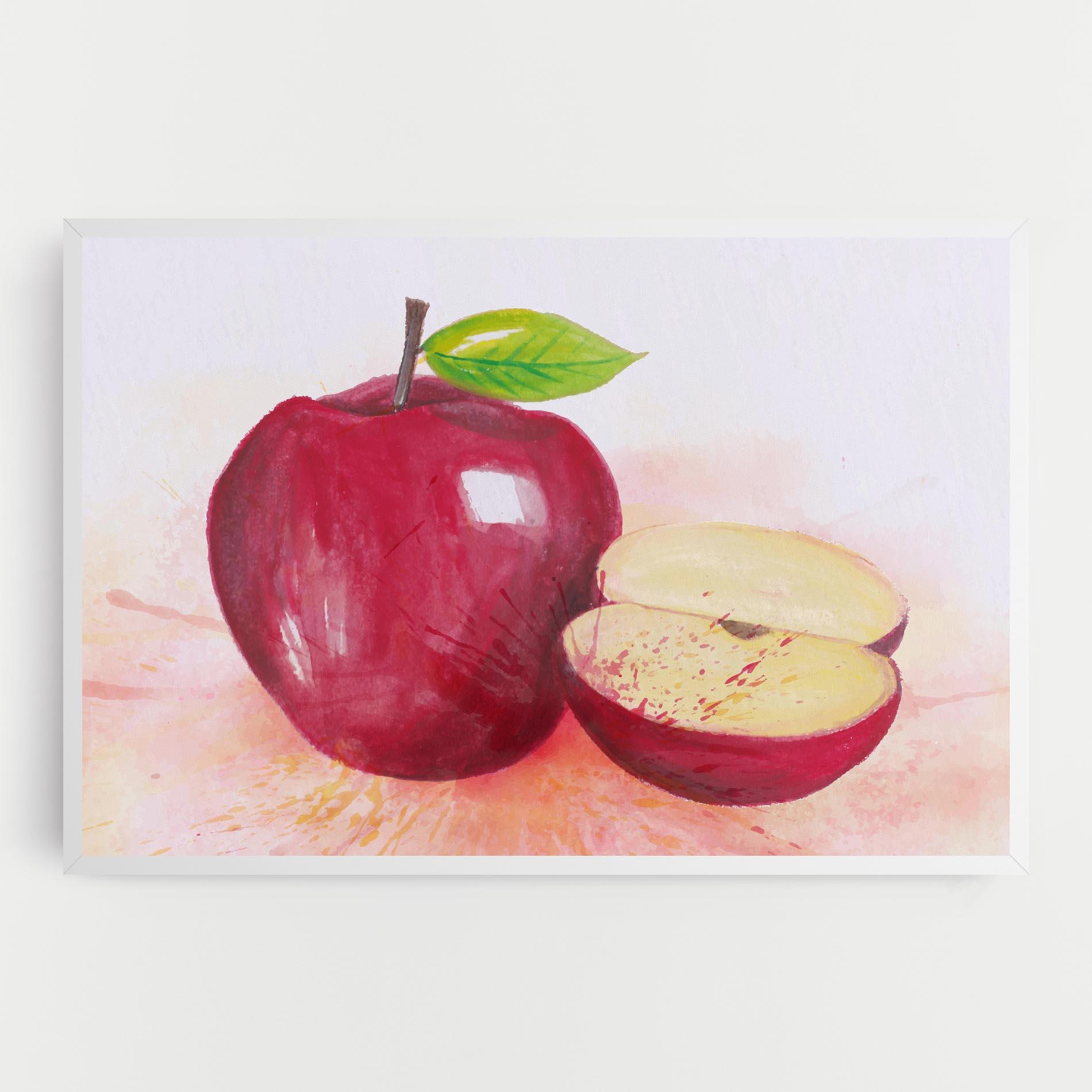 Obraz na Płótnie Apple Art mockup 0