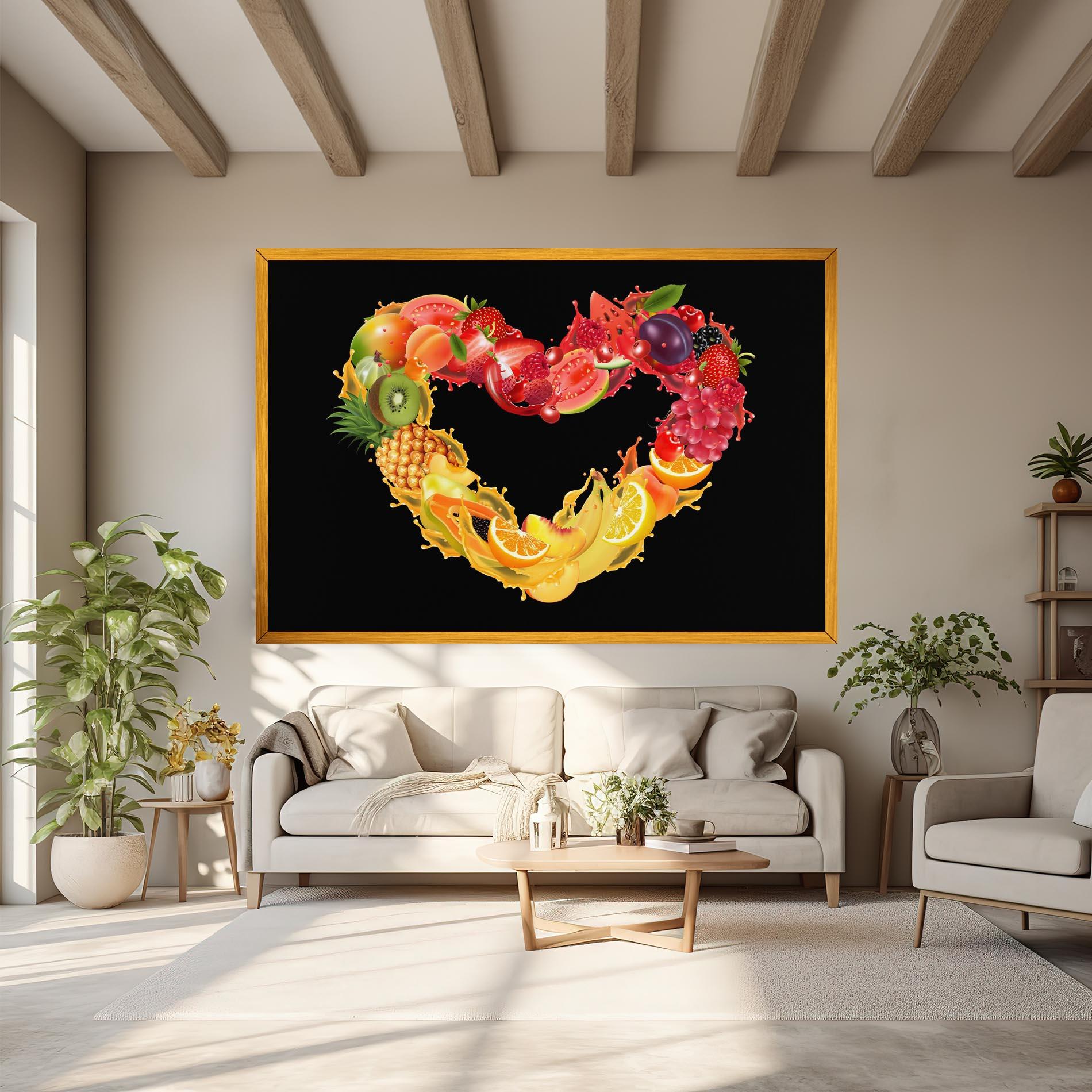 Obraz na Płótnie Juice Frame mockup 6