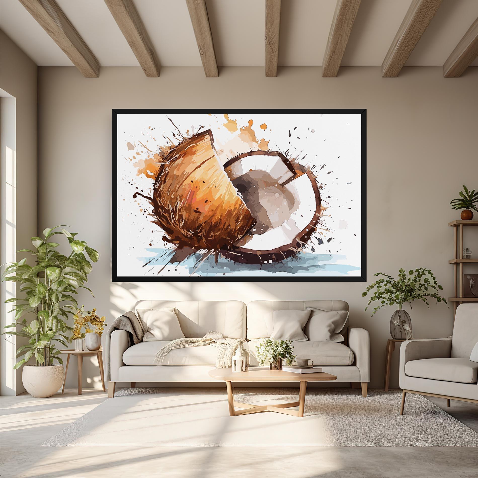Obraz na Płótnie Coconut Art mockup 6