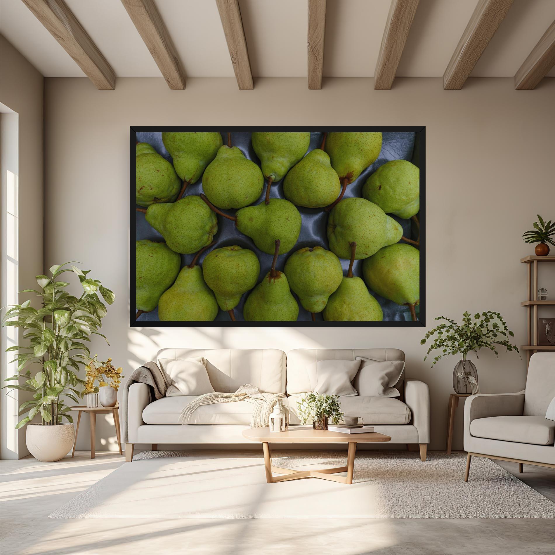 Obraz na Płótnie Green Pear mockup 6