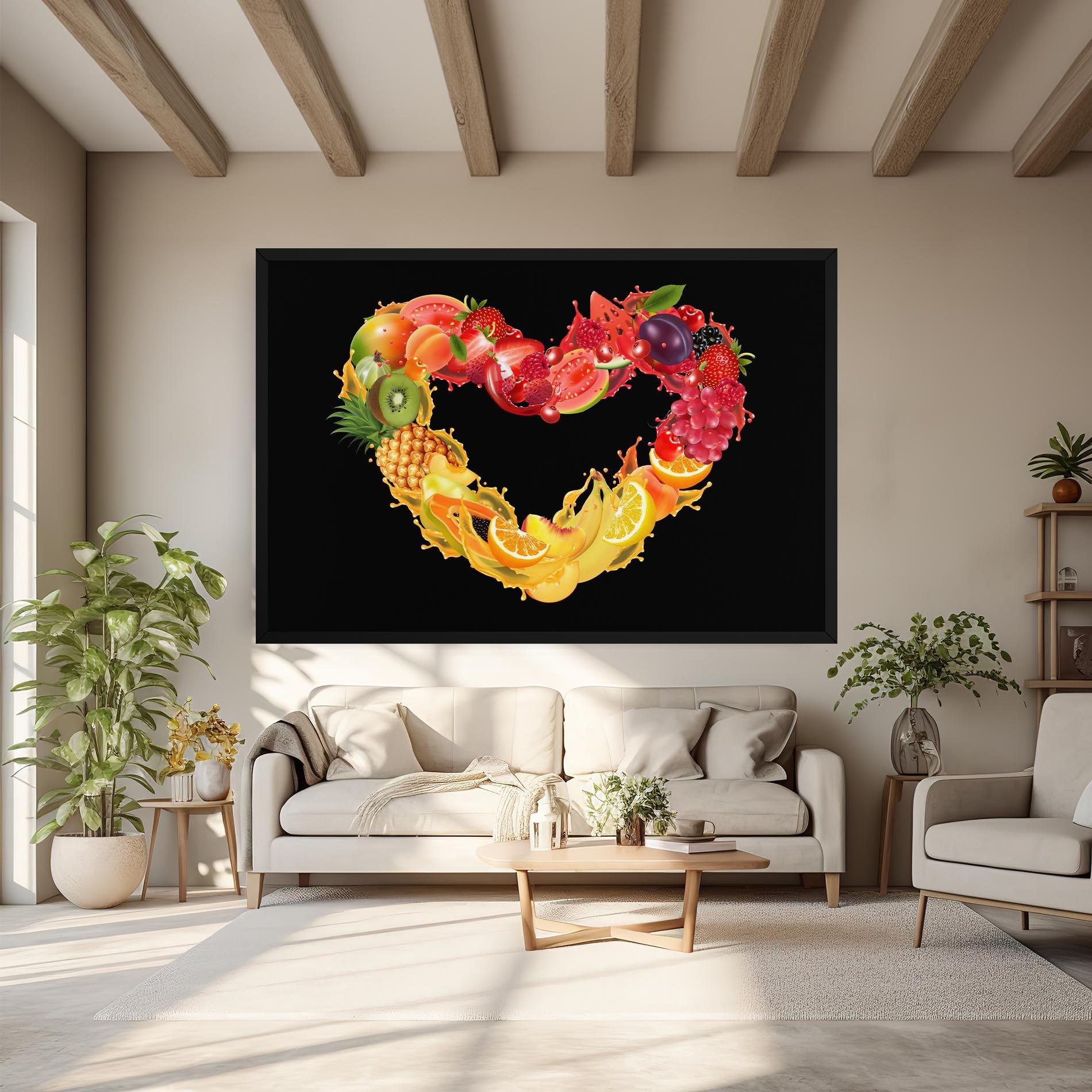 Obraz na Płótnie Juice Frame mockup 6