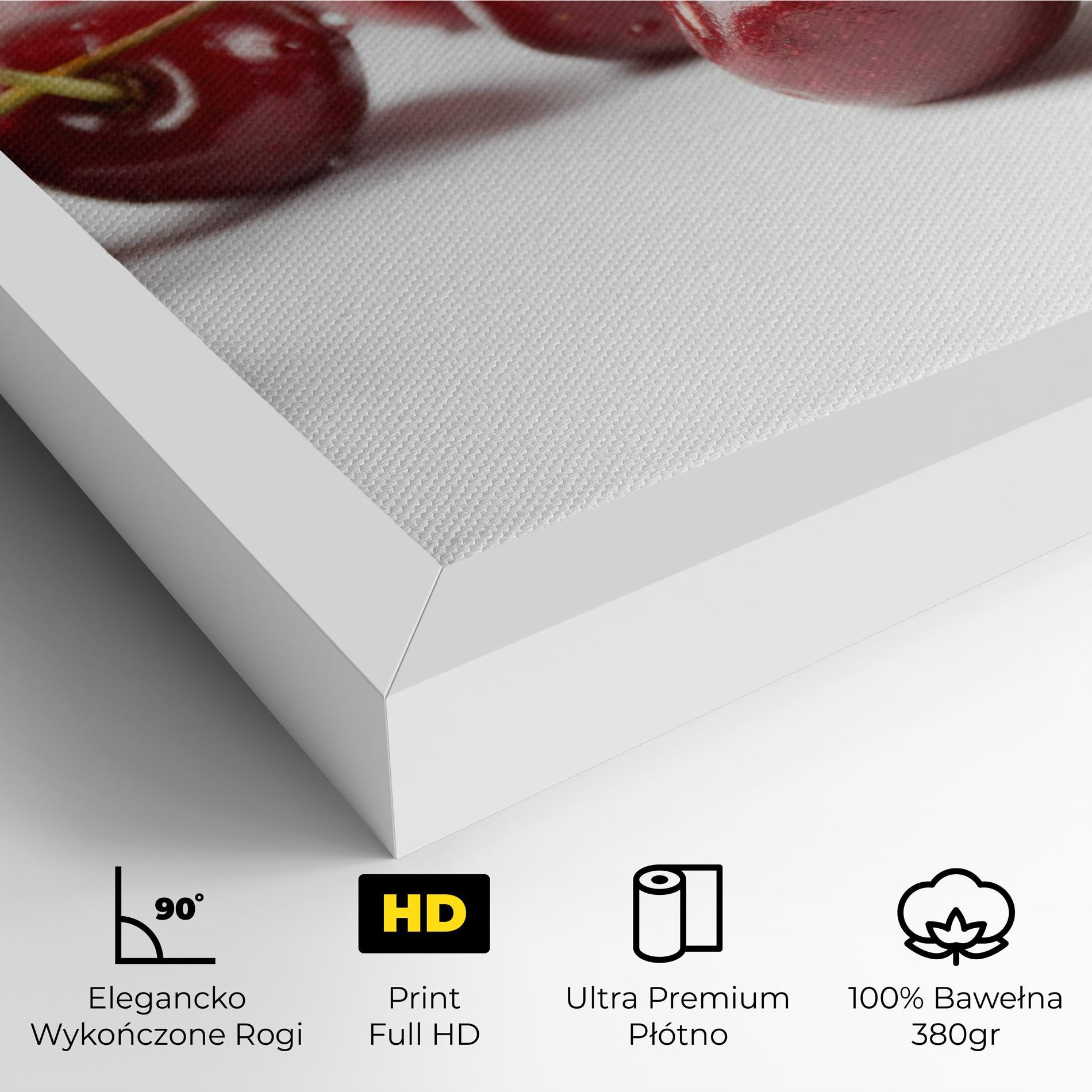 Obraz na Płótnie Cherry Berries mockup 4