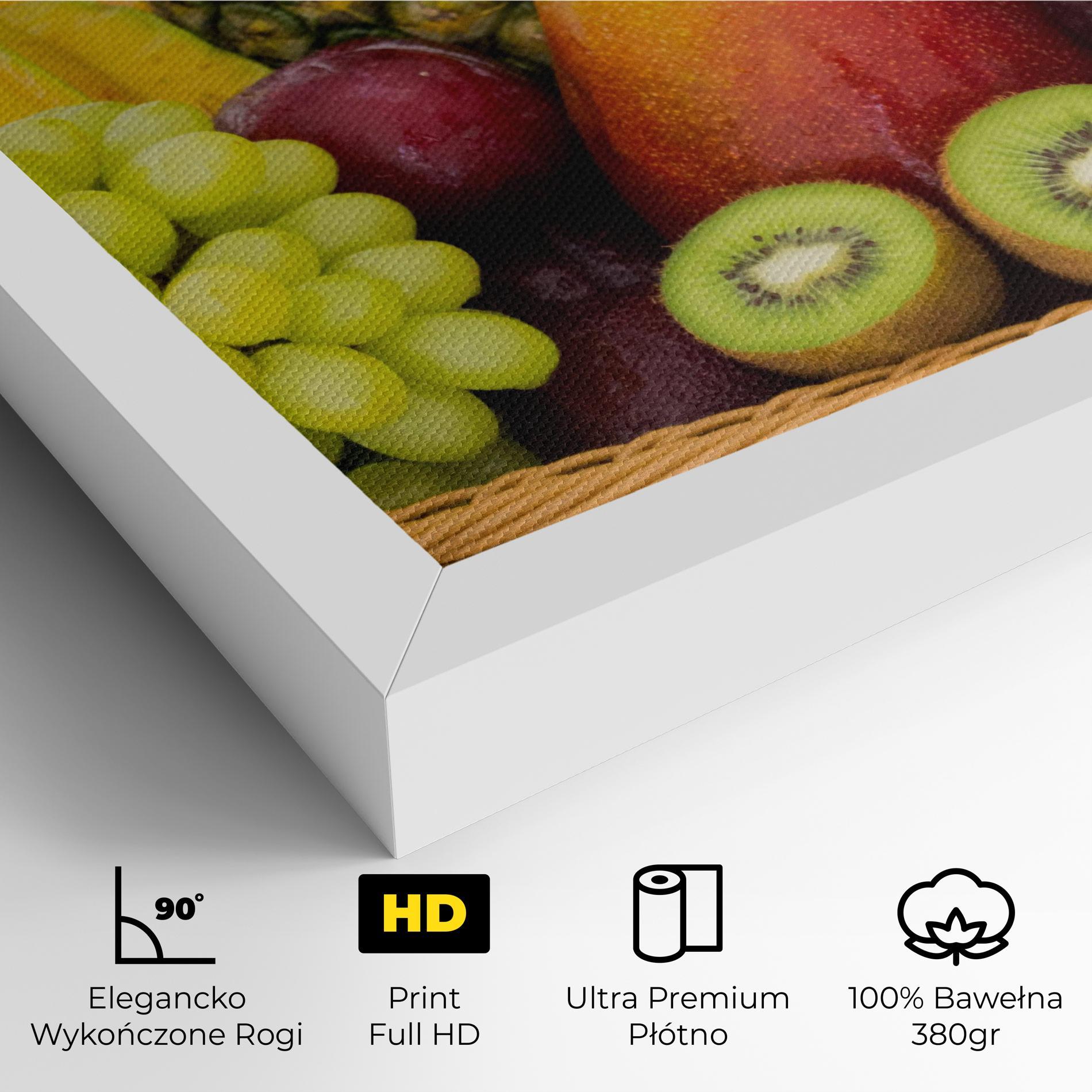 Obraz na Płótnie Fruit Basket mockup 4