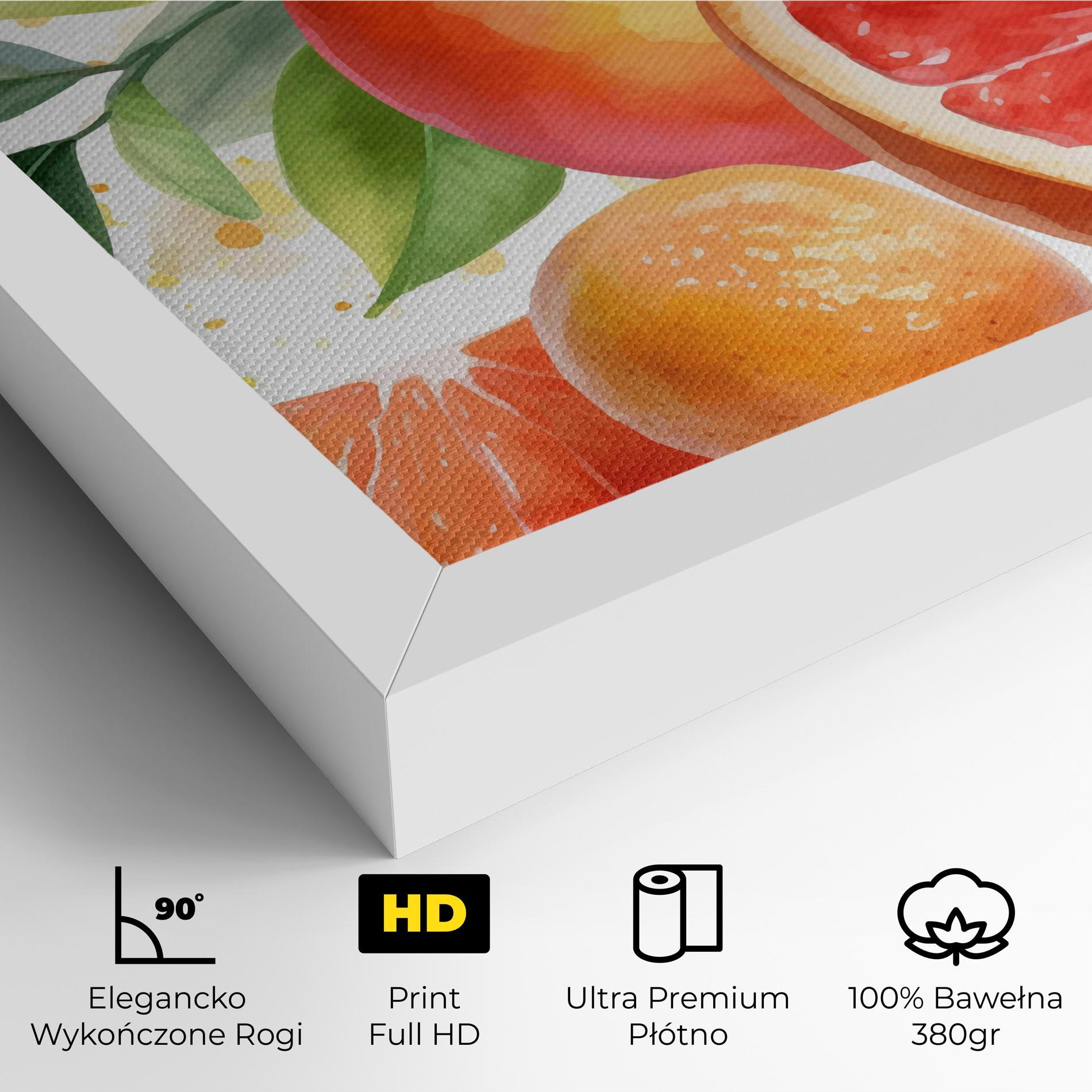 Obraz na Płótnie Grapefruit Art mockup 4