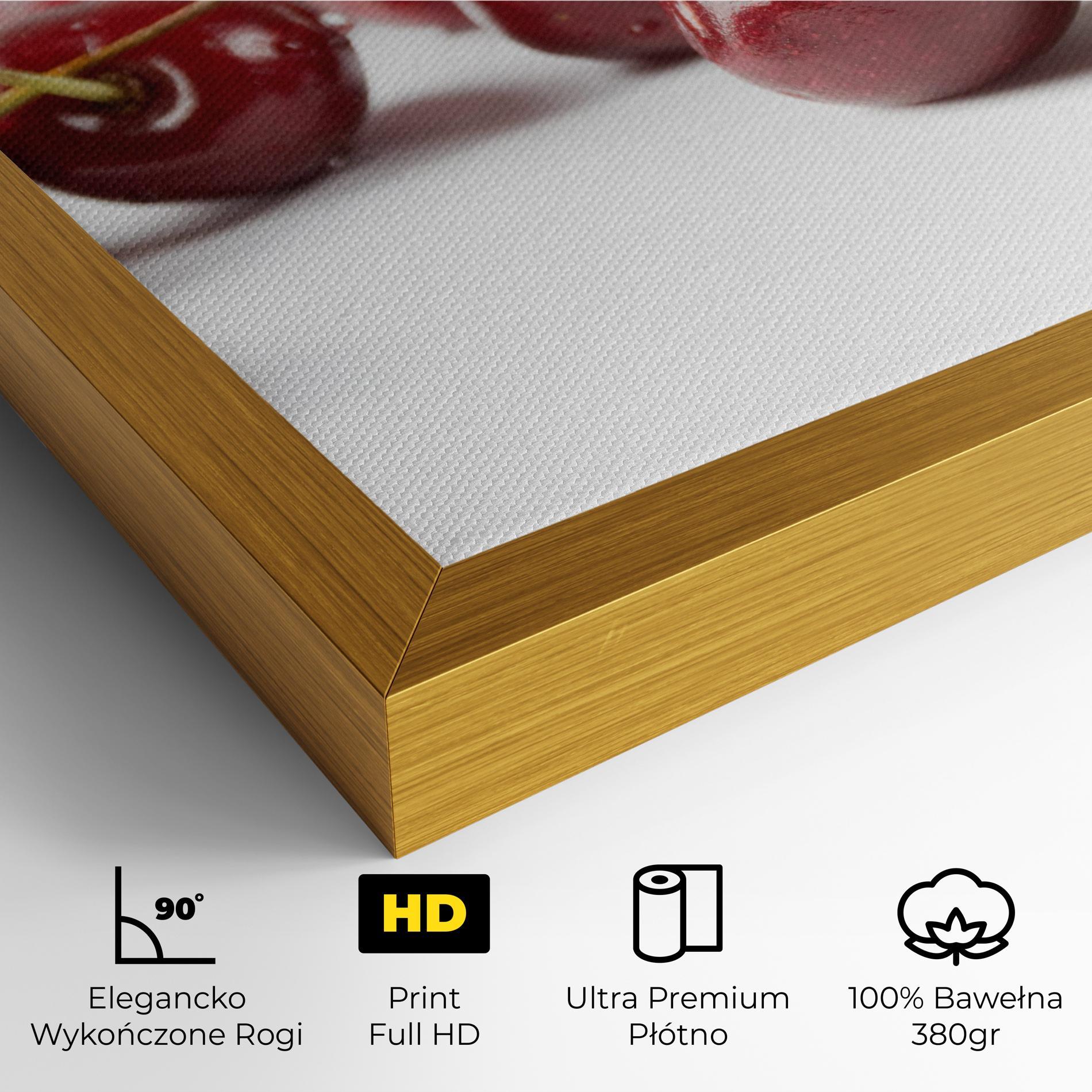 Obraz na Płótnie Cherry Berries mockup 4
