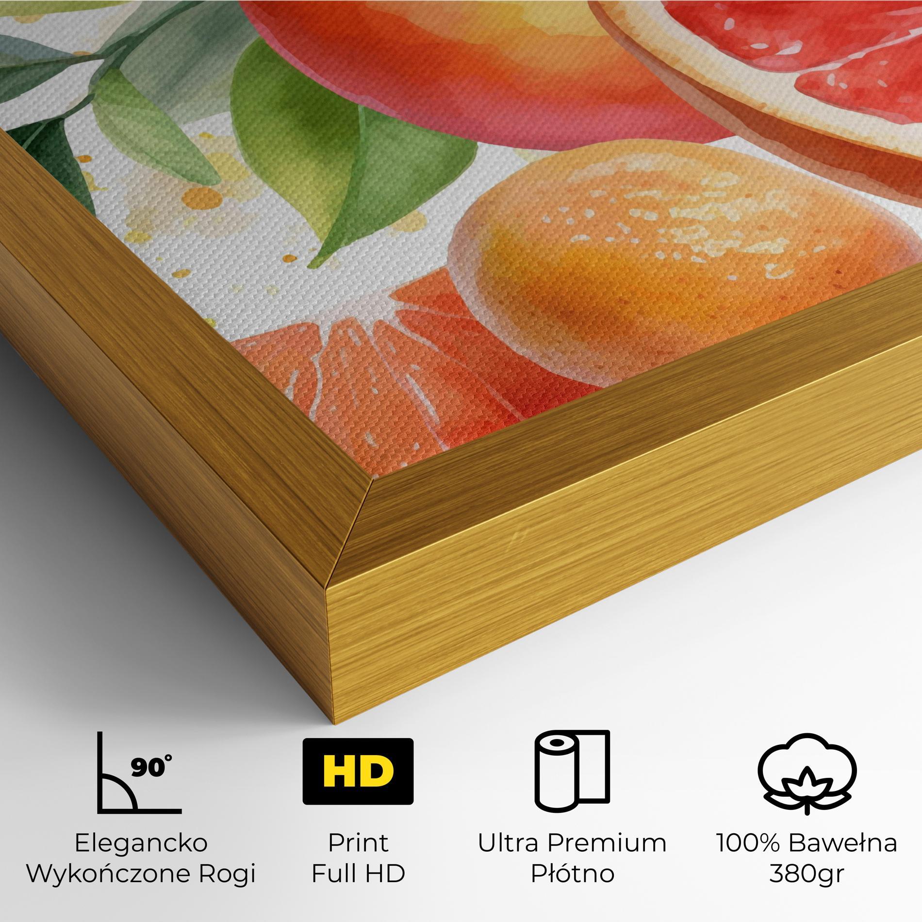 Obraz na Płótnie Grapefruit Art mockup 4