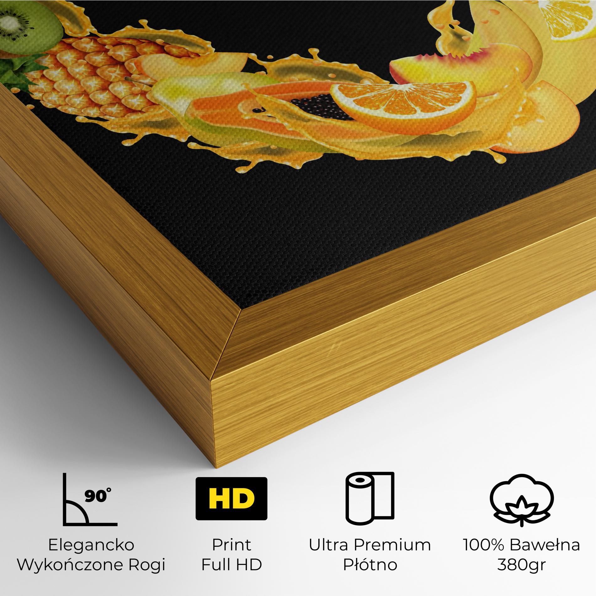 Obraz na Płótnie Juice Frame mockup 4