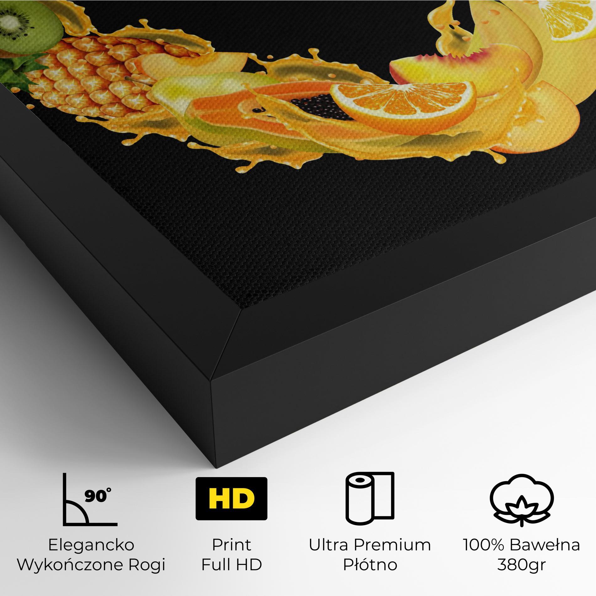 Obraz na Płótnie Juice Frame mockup 4