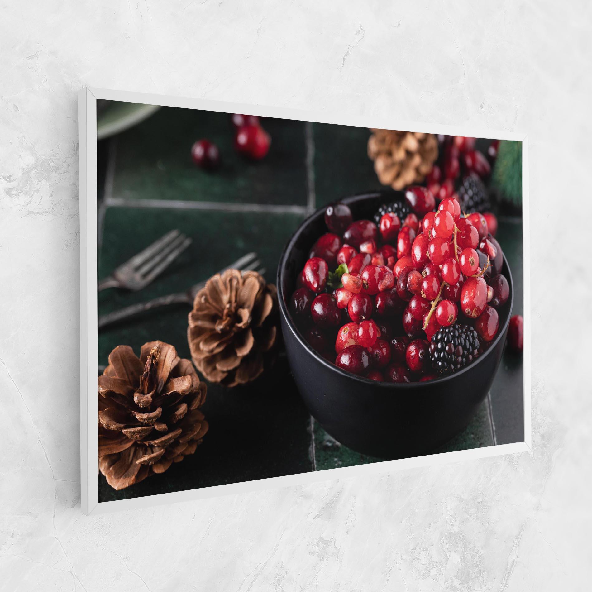 Obraz na Płótnie Red Berries mockup 1
