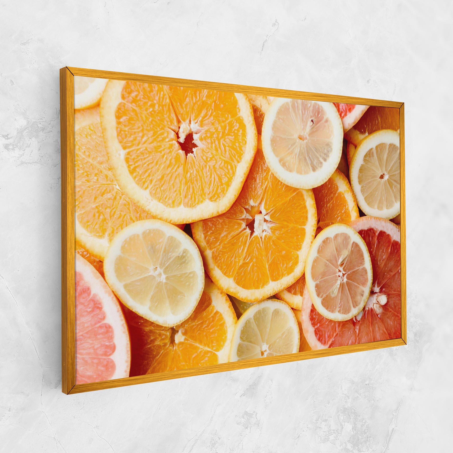 Obraz na Płótnie Citrus Fruits mockup 1