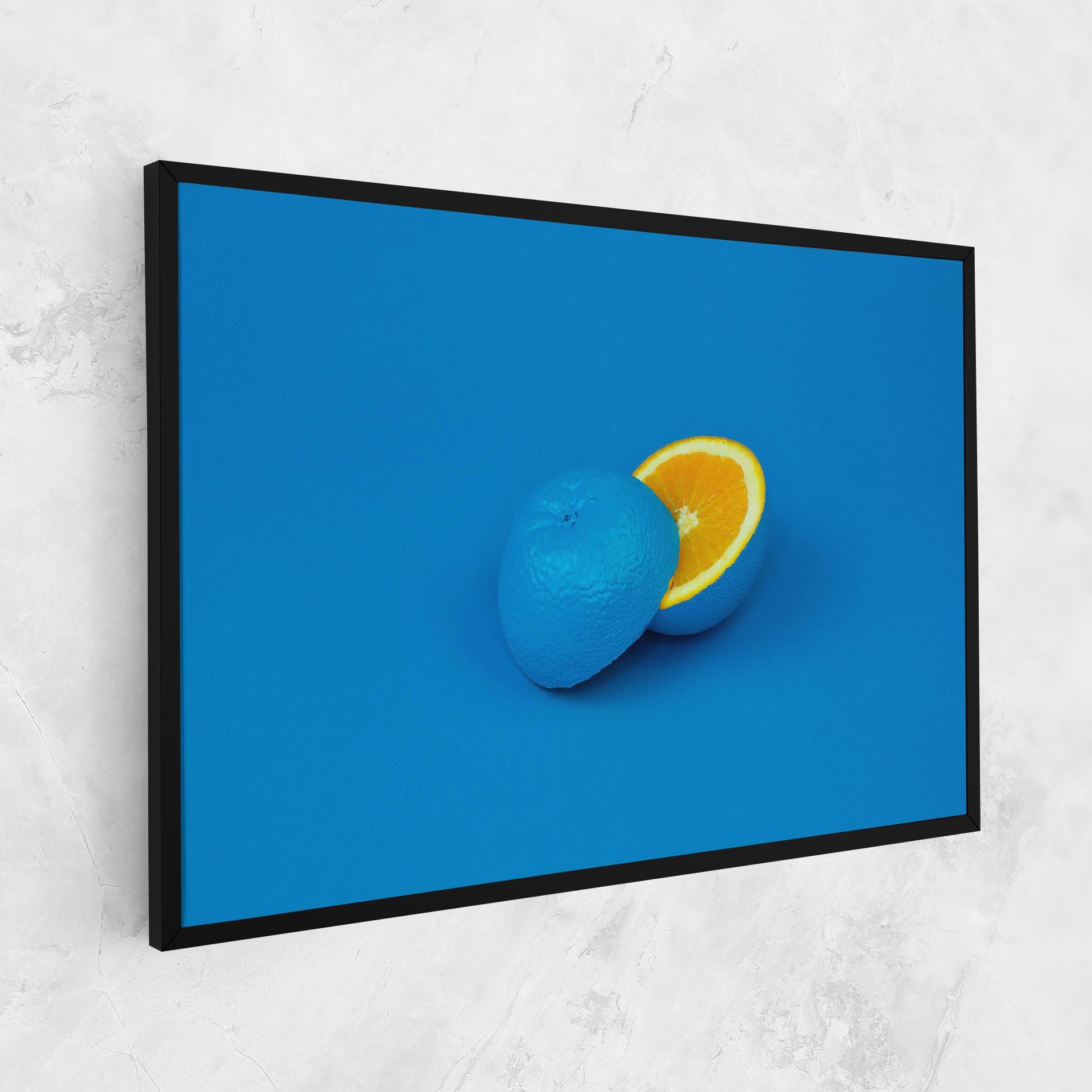 Obraz na Płótnie Blue Orange mockup 1