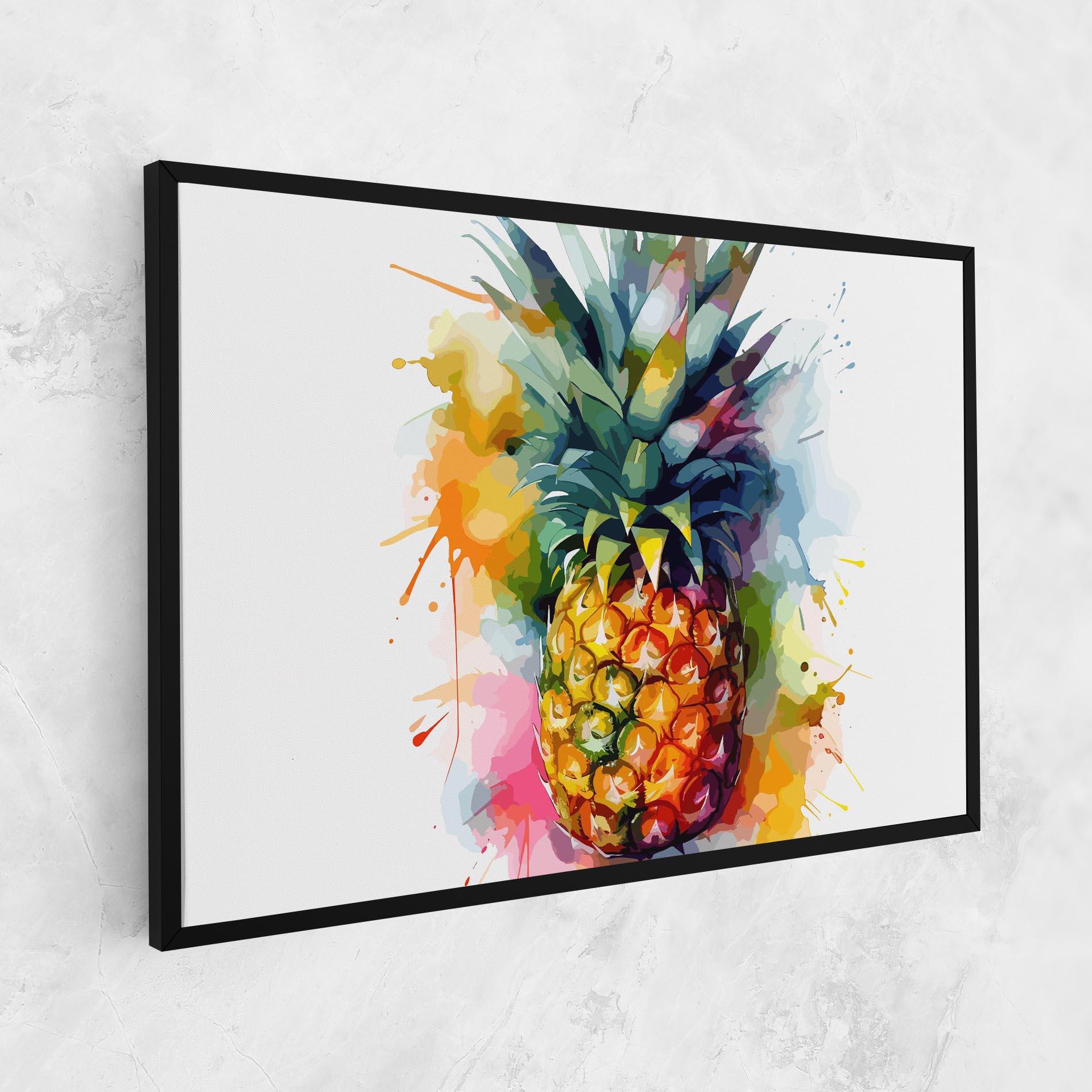 Obraz na Płótnie Color Mix Pineapple mockup 1