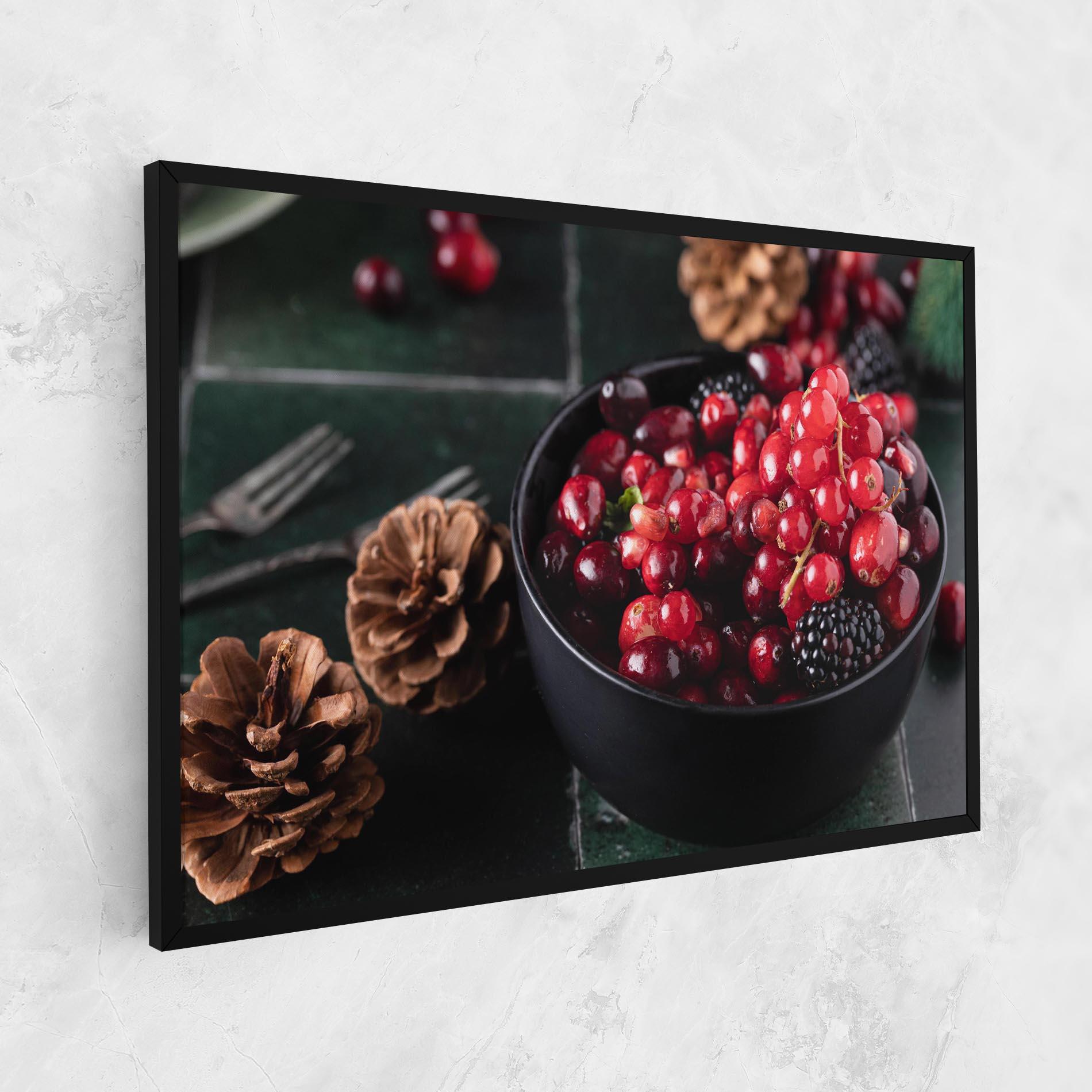 Obraz na Płótnie Red Berries mockup 1